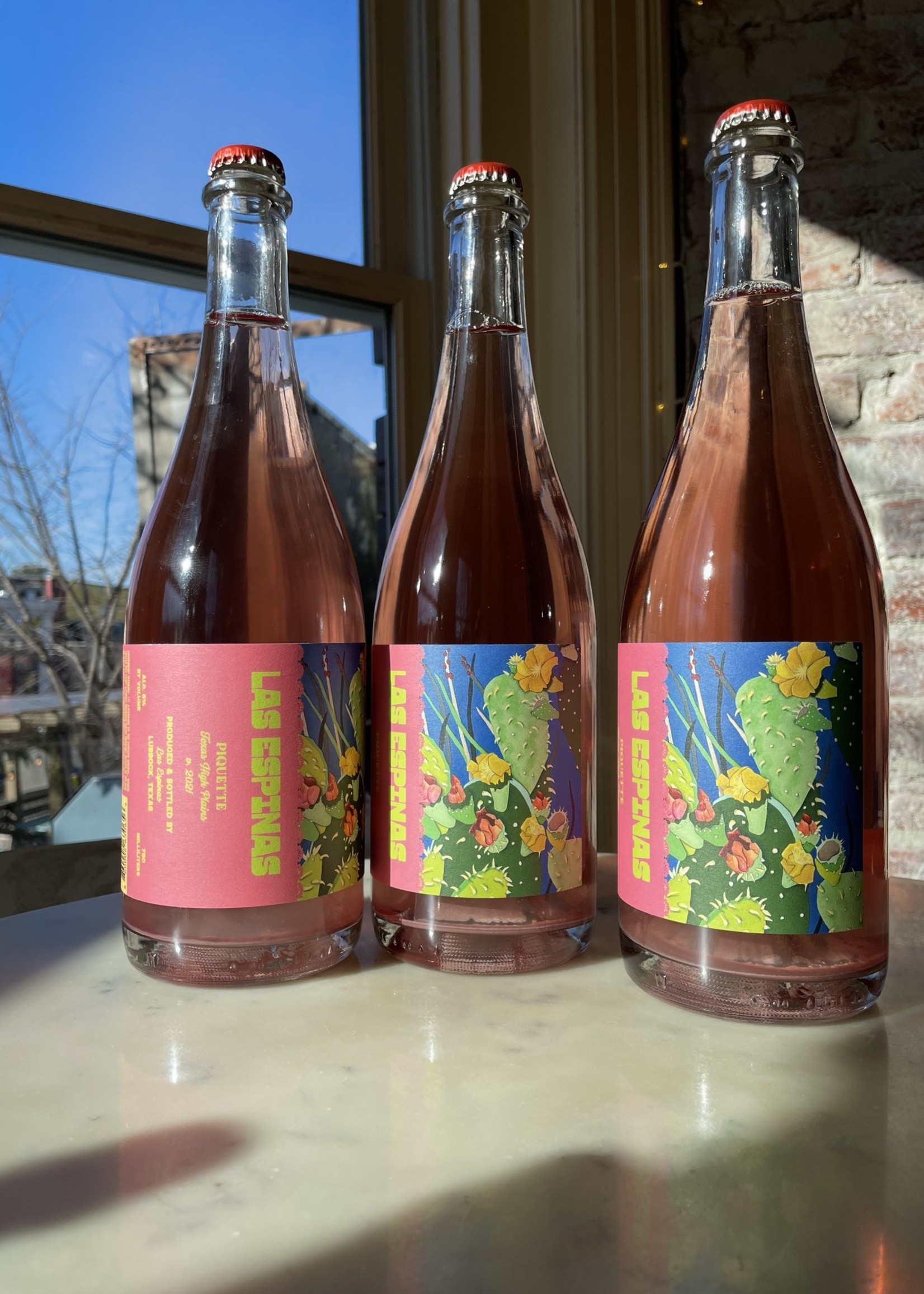 Las Espinas, Rosso Piquette Frizzante, Texas High Plains, Texas  2023