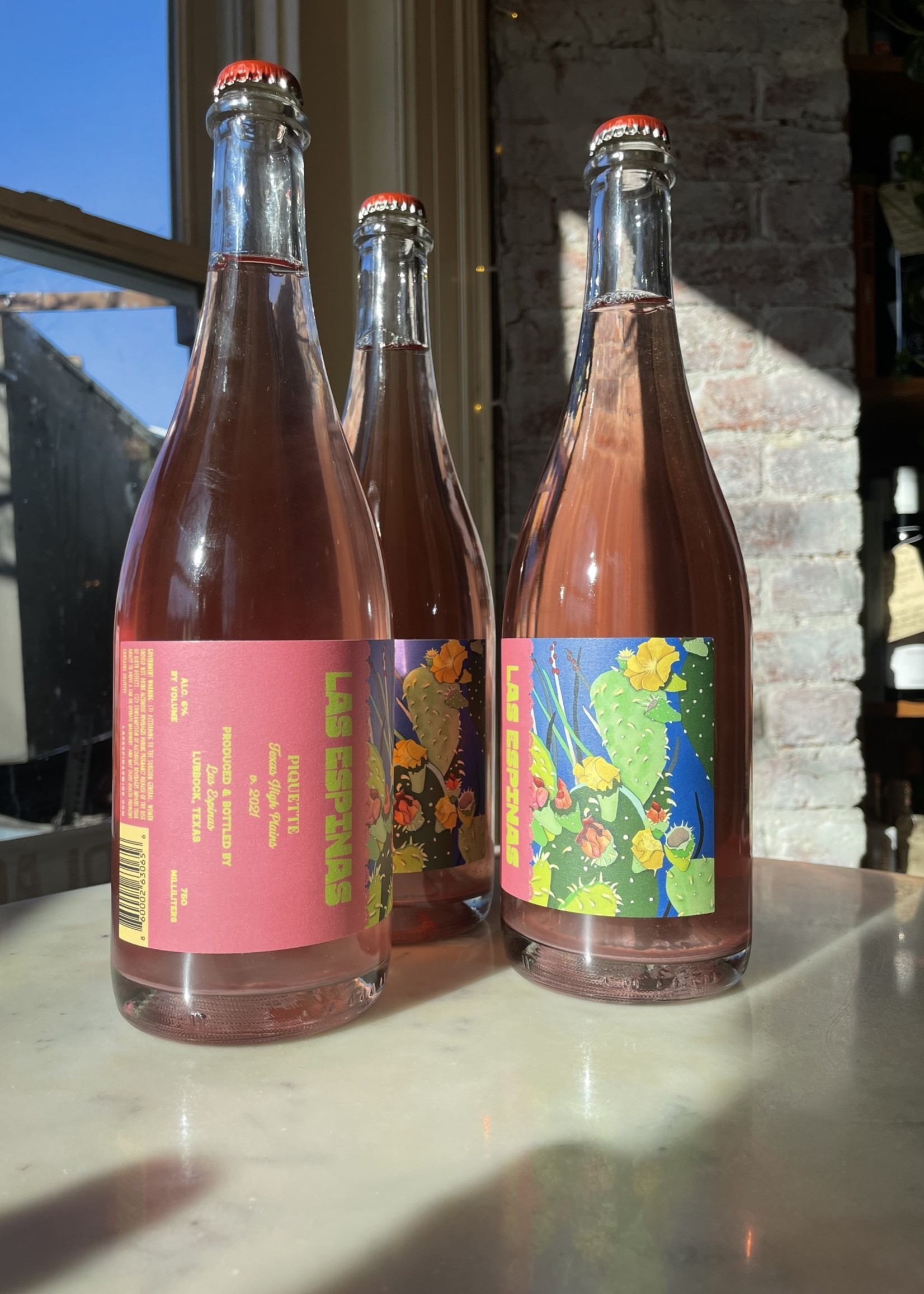 Las Espinas, Rosso Piquette Frizzante, Texas High Plains, Texas  2023