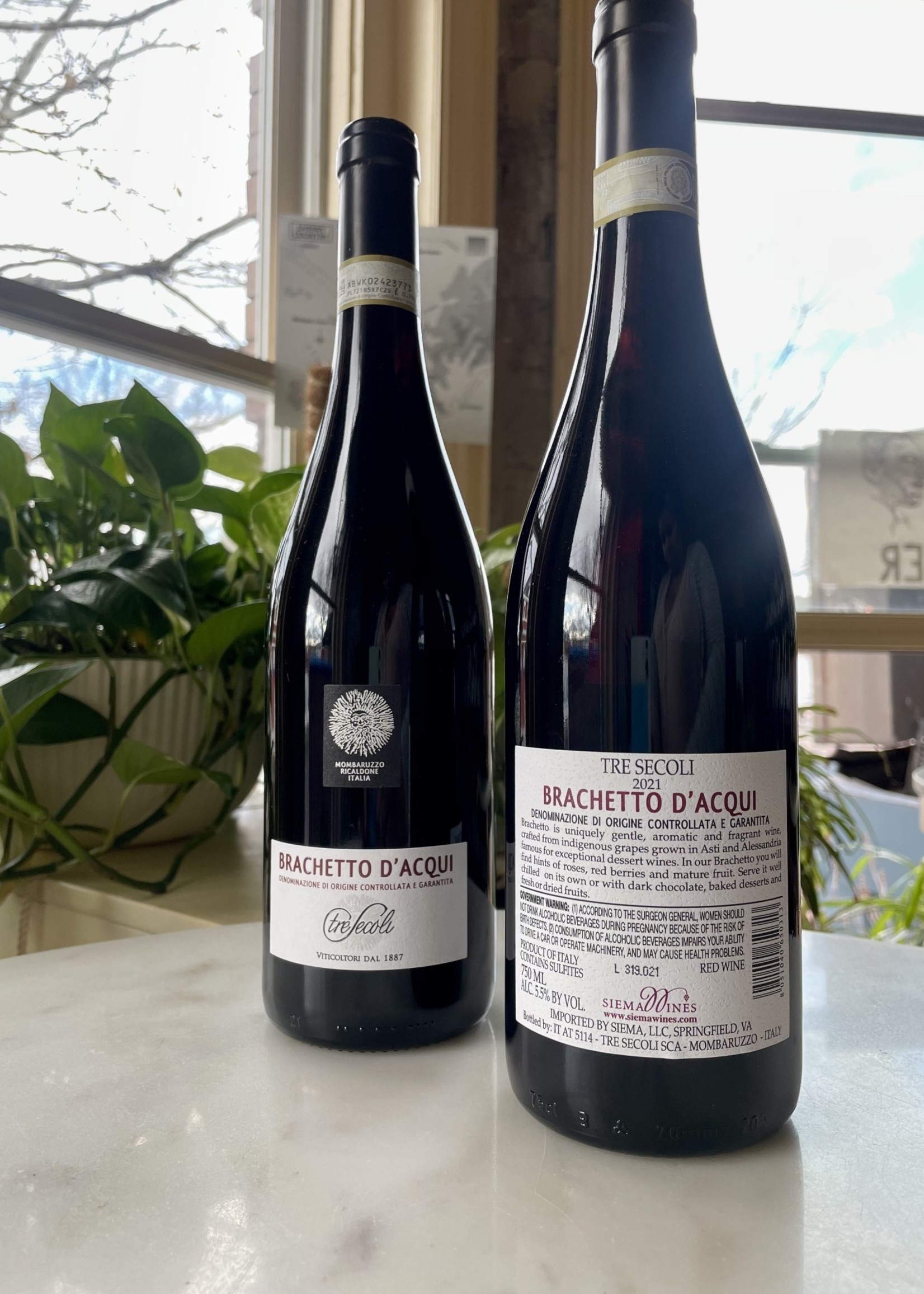 Tre Secoli Brachetto d’Acqui DOCG Piedmont, Italy