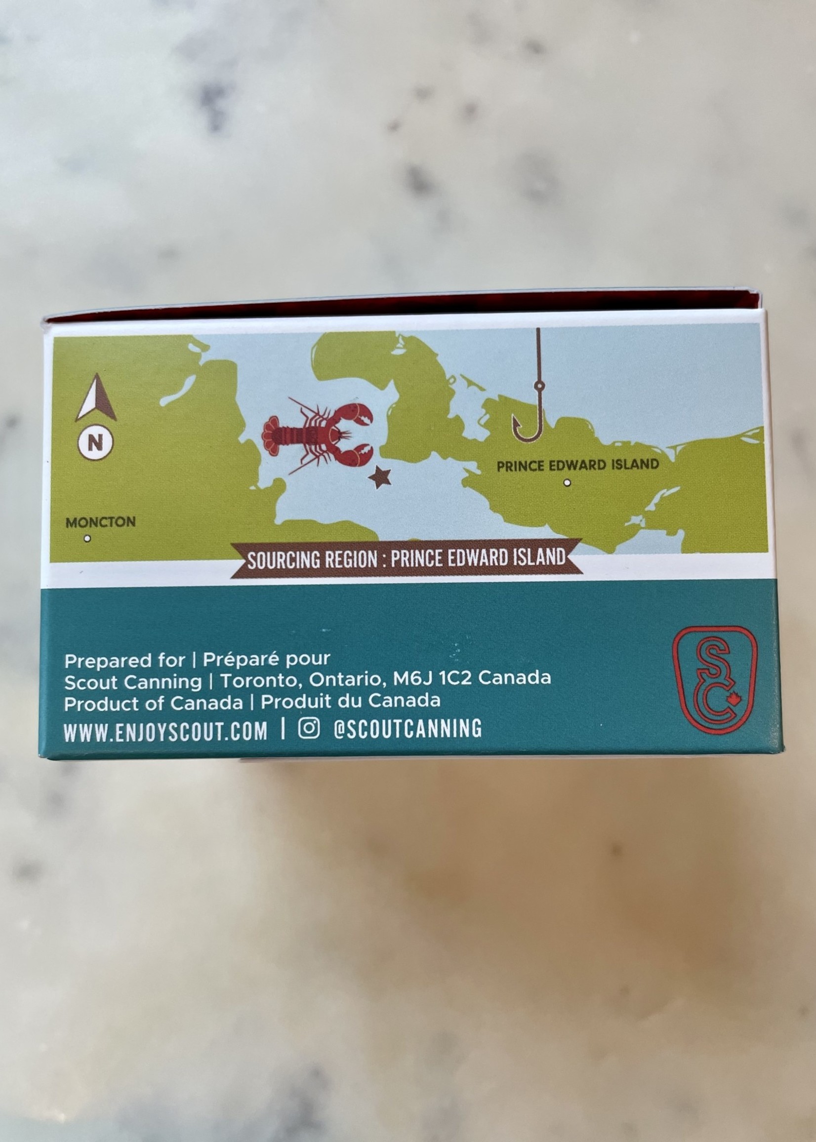 Scout Atlantic Canadian Lobster in Lemon infused Olive Oil 3.2oz (90g)