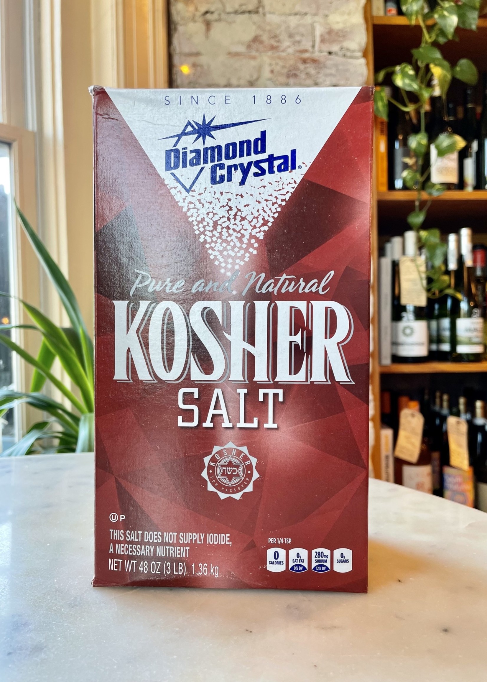 Diamond Crystal Kosher Salt 48oz 3lbs 1.35kg