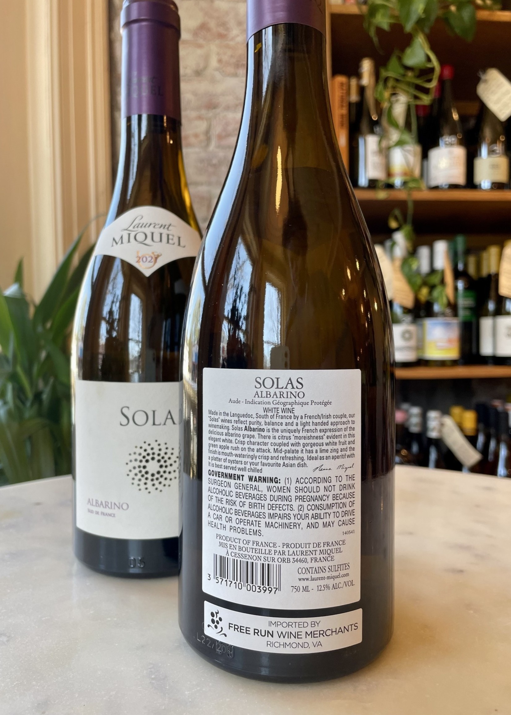Laurent Miquel, Solas, Albariño, Languedoc Roussillon, France 2022