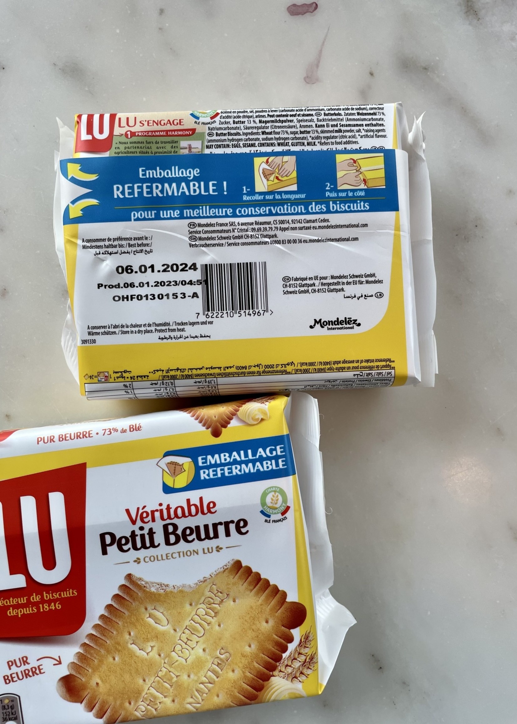 LU Petit Beurre Shortbread, France 7oz (200g)