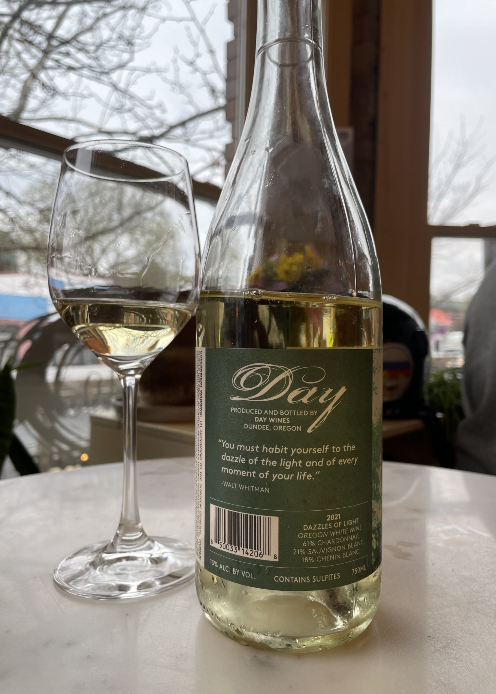 Brianne Day, Day Wines, Dazzles of Light, Willamette Valley, Oregon 2021