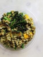 Charred Lemon, Grilled Zucchini, HazelnutFarro Salad 8oz