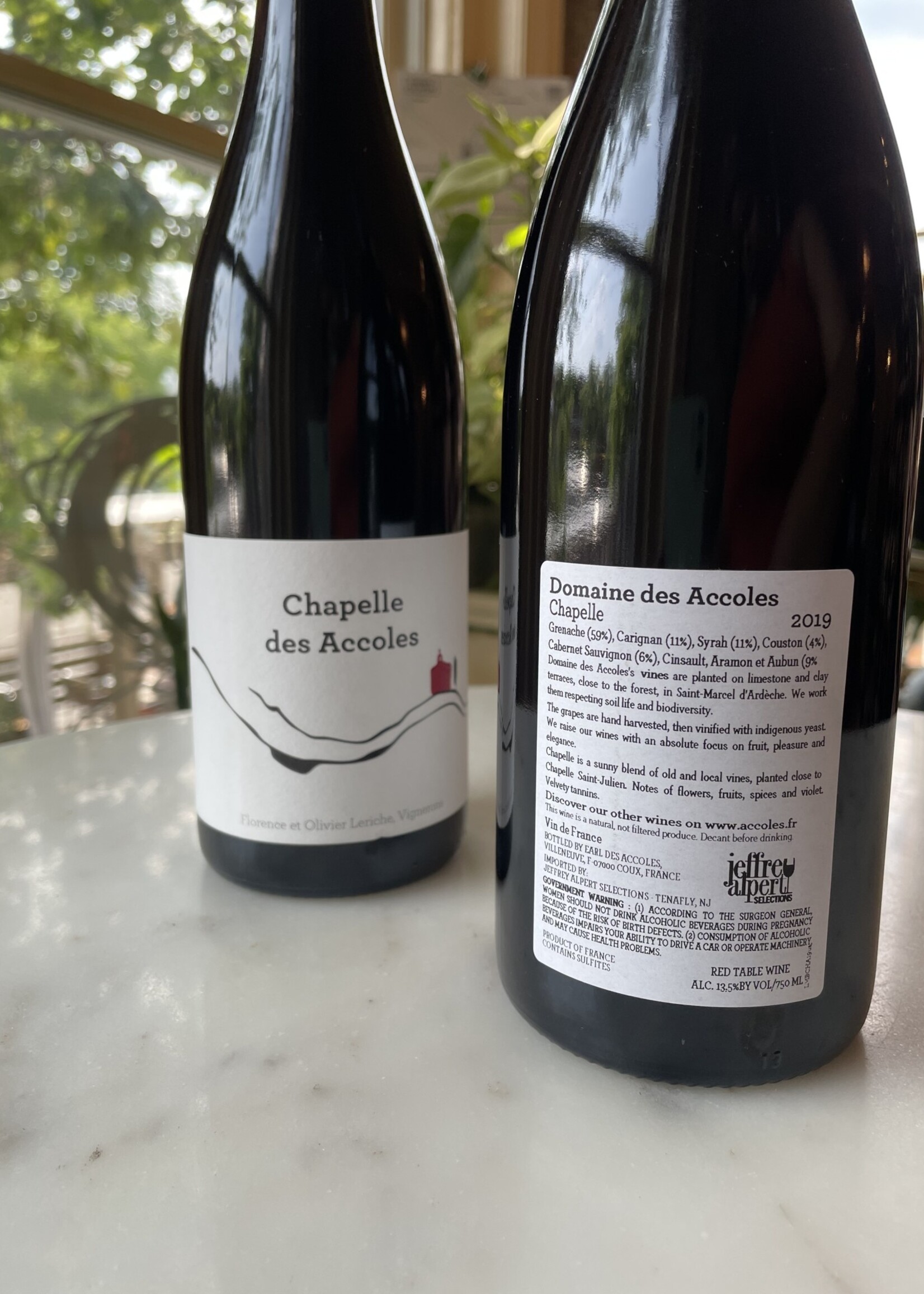 Domaine des Accoles Chapelle des Accoles Rouge, France 2019