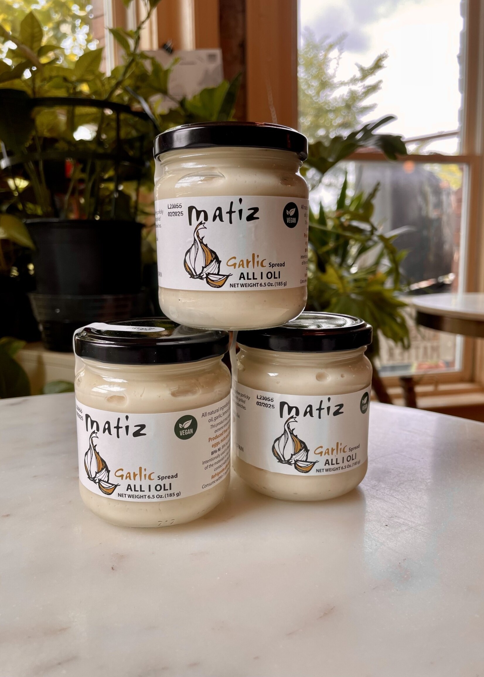 Matiz Garlic Spread All I Oli 6.5oz (185g)