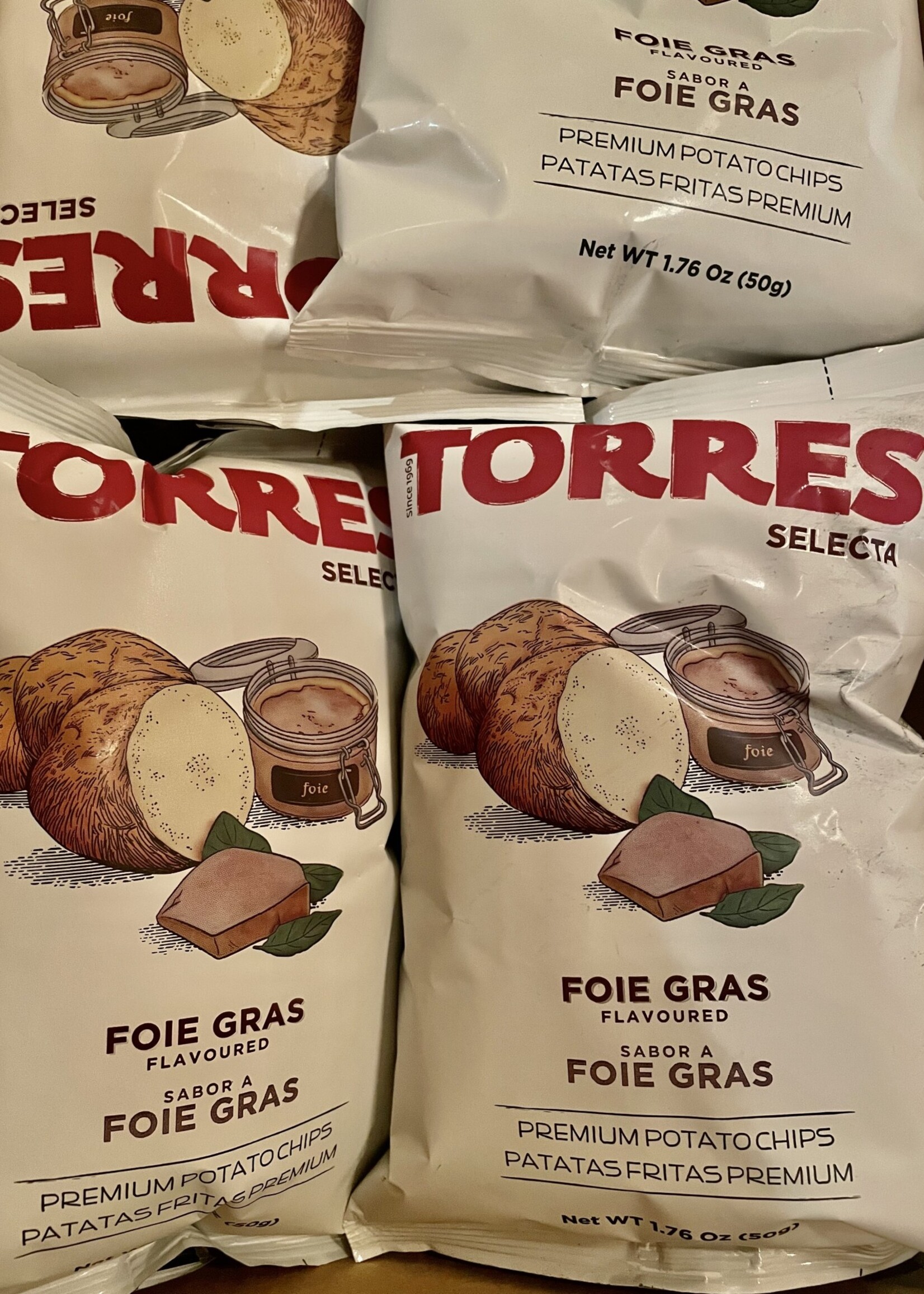 Torres Foie Gras Potato Chips 50g