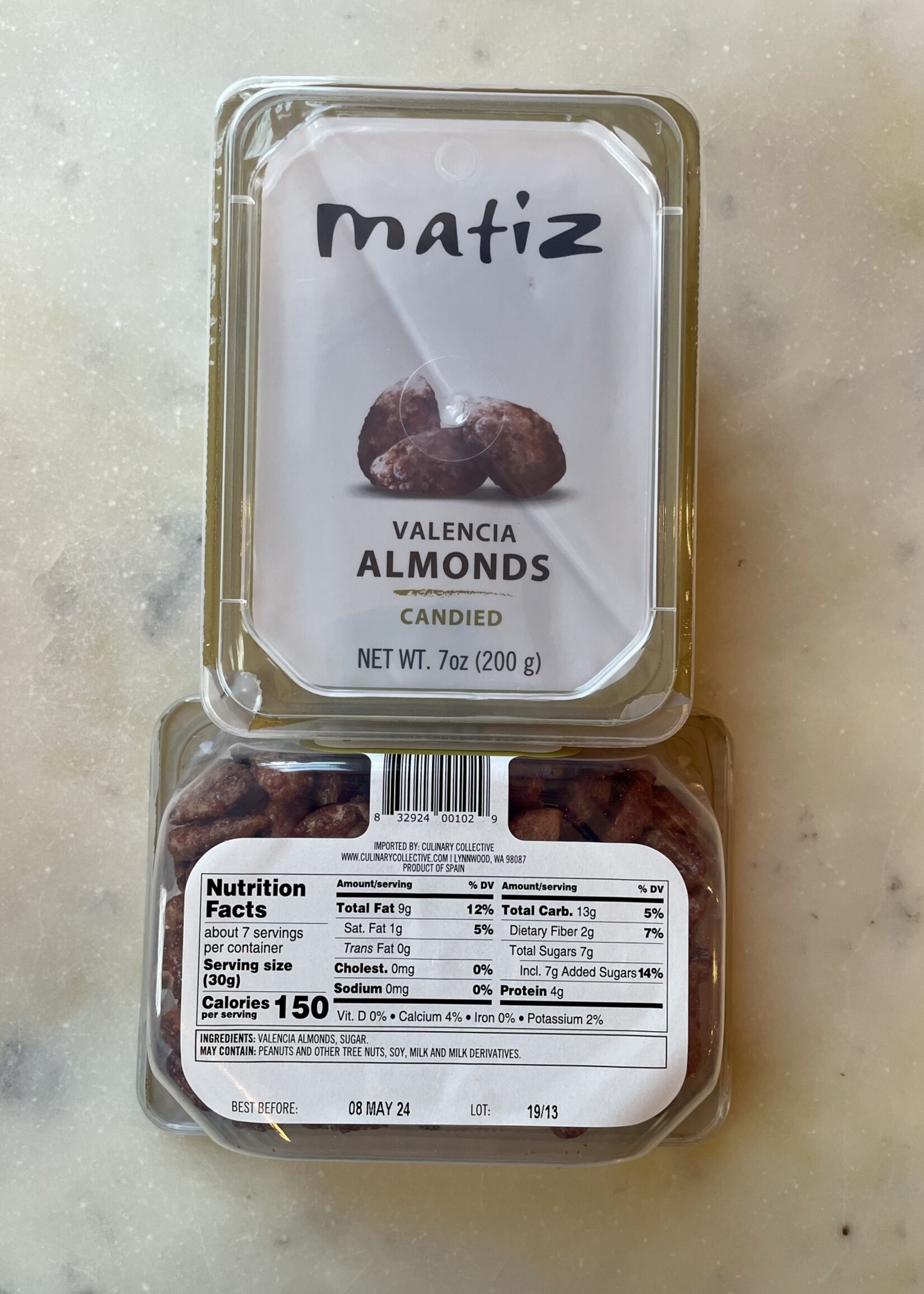 Matiz Candied Valencia Almonds7oz (200g)