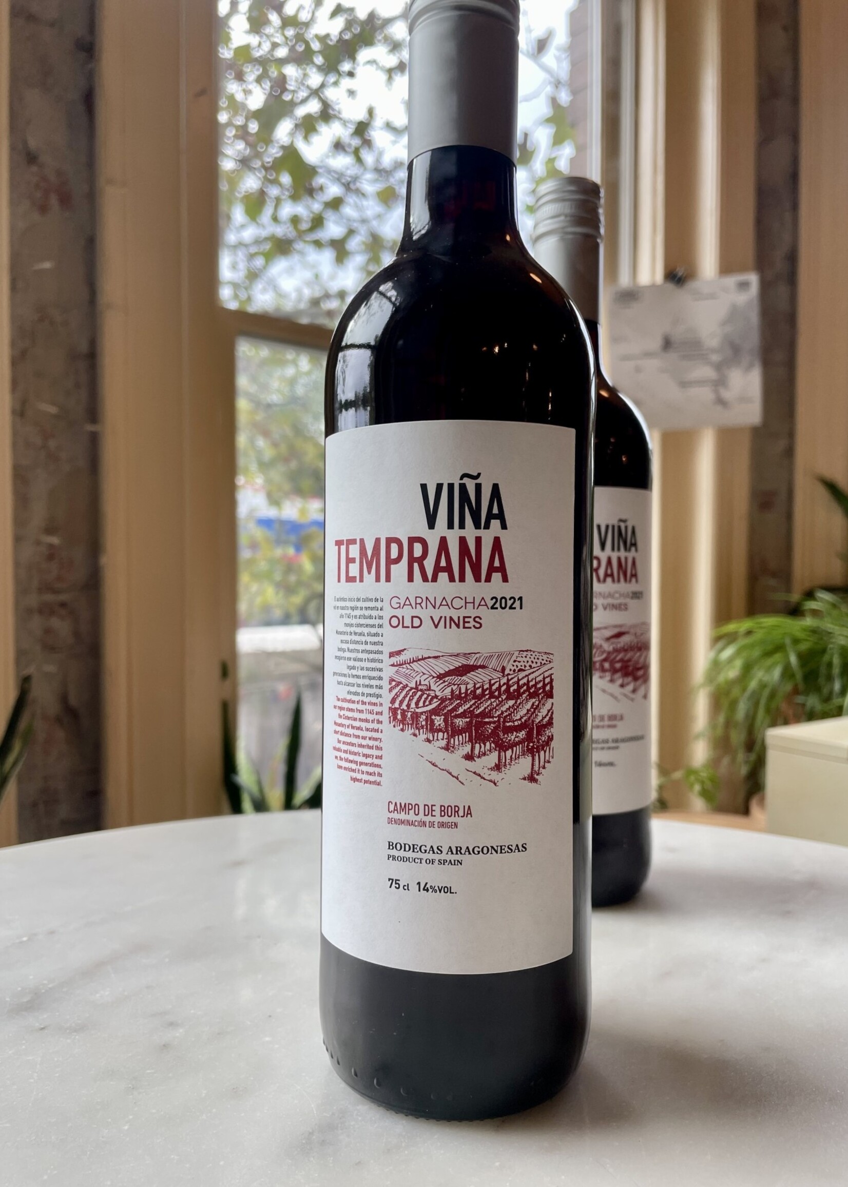 Bodegas Aragonesas Viña Temprana Old Vine Garnacha, Campo de Borja, Aragón, Spain