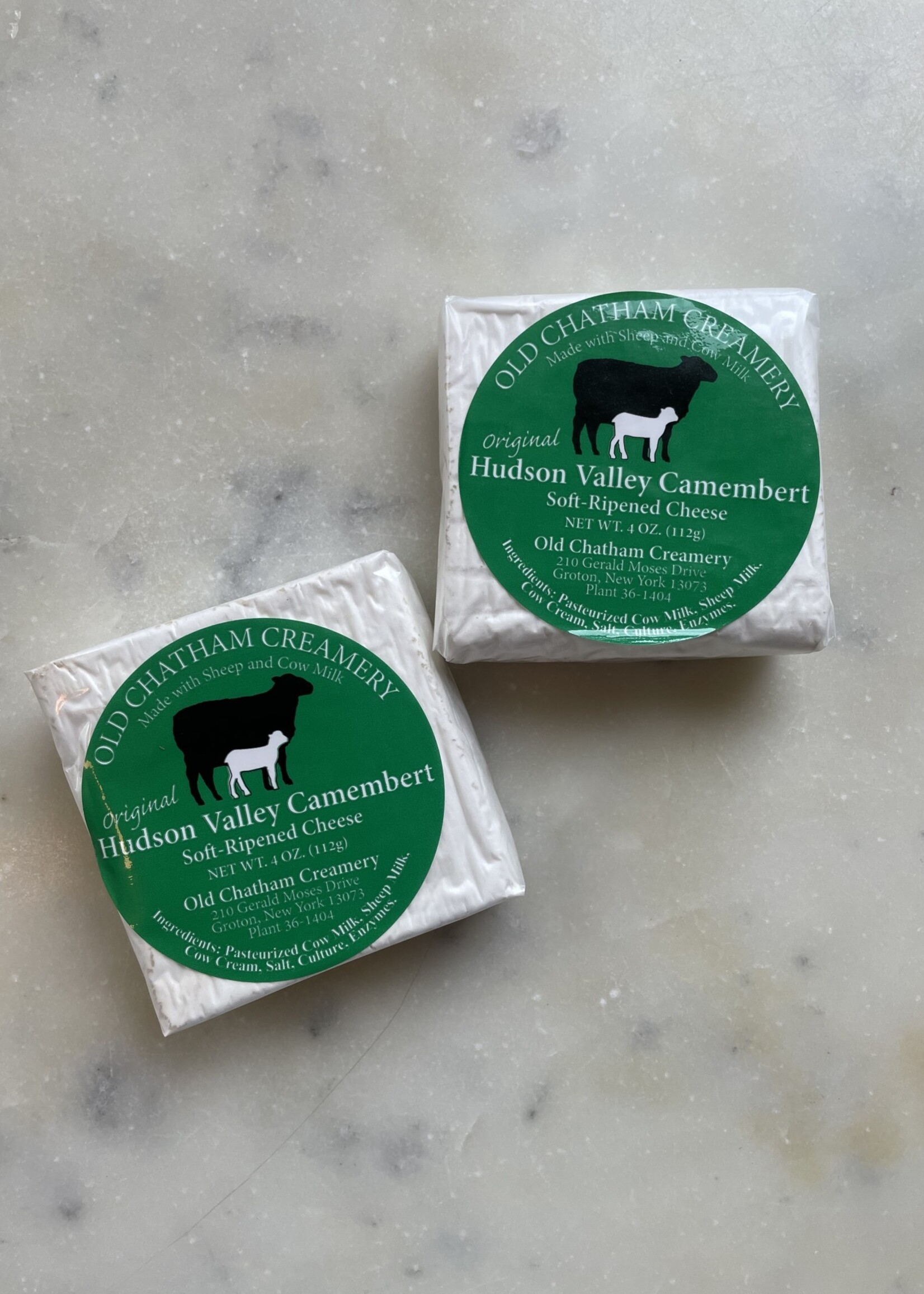 Old Chatham Creamery, Hudson Valley Camembert Soft Ripened Cheese 4oz (112g)