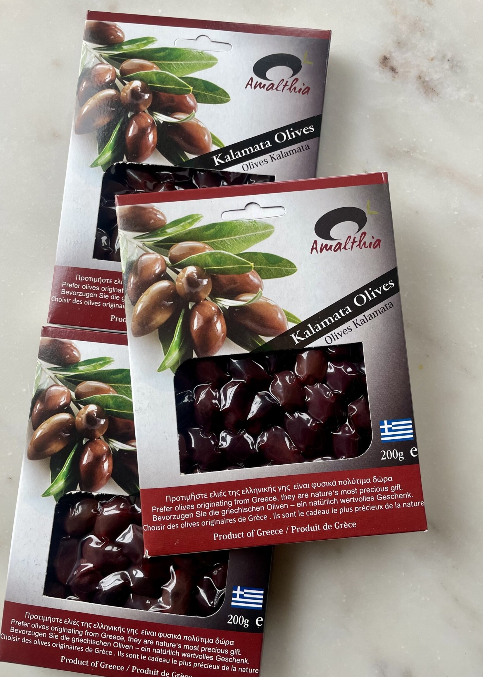 Amalthia Greek Kalamata Olives 7oz