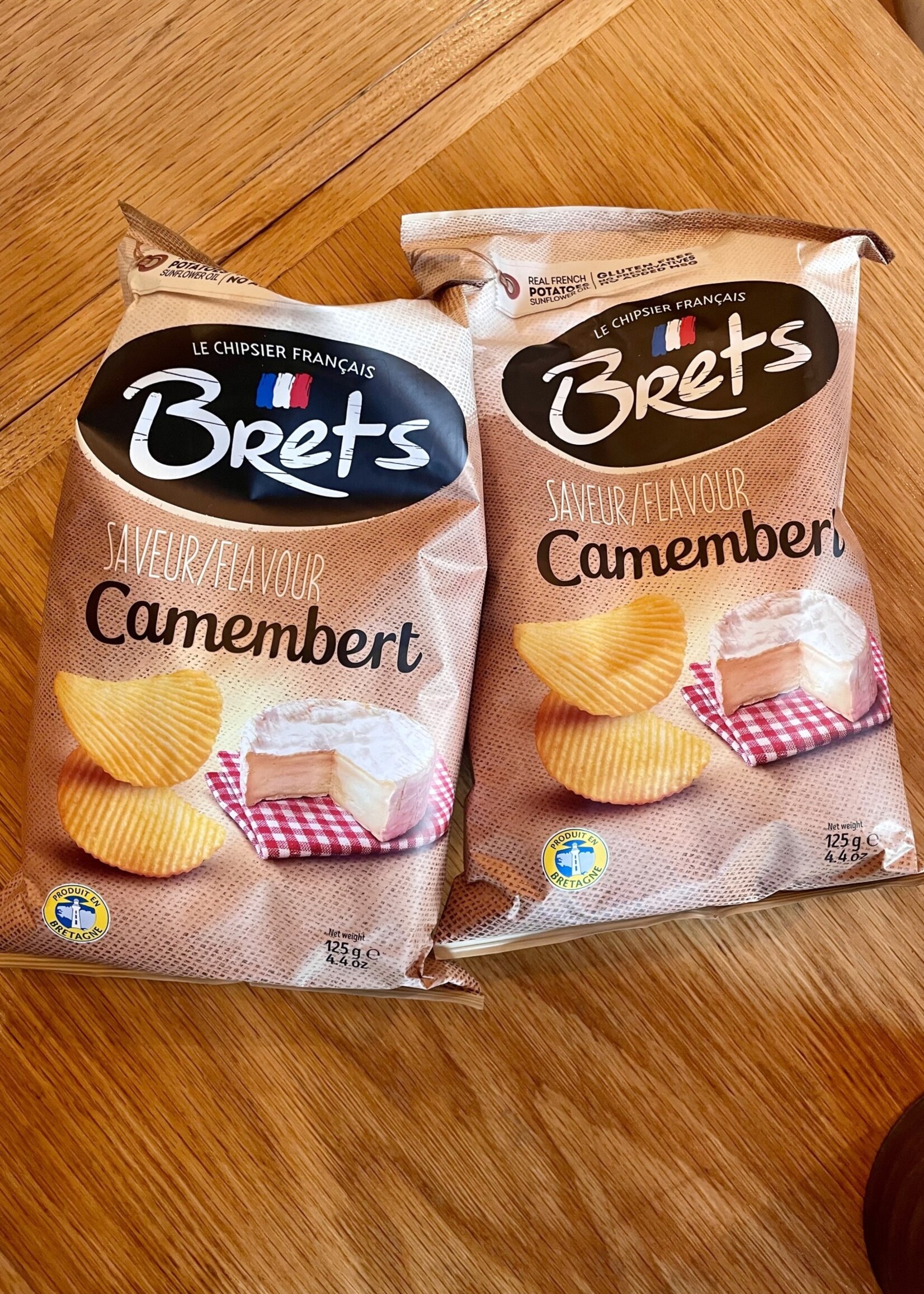 Brets Le Chipsier Français Camembert Potato Chips, Bretagne, France 5.4oz (125g)