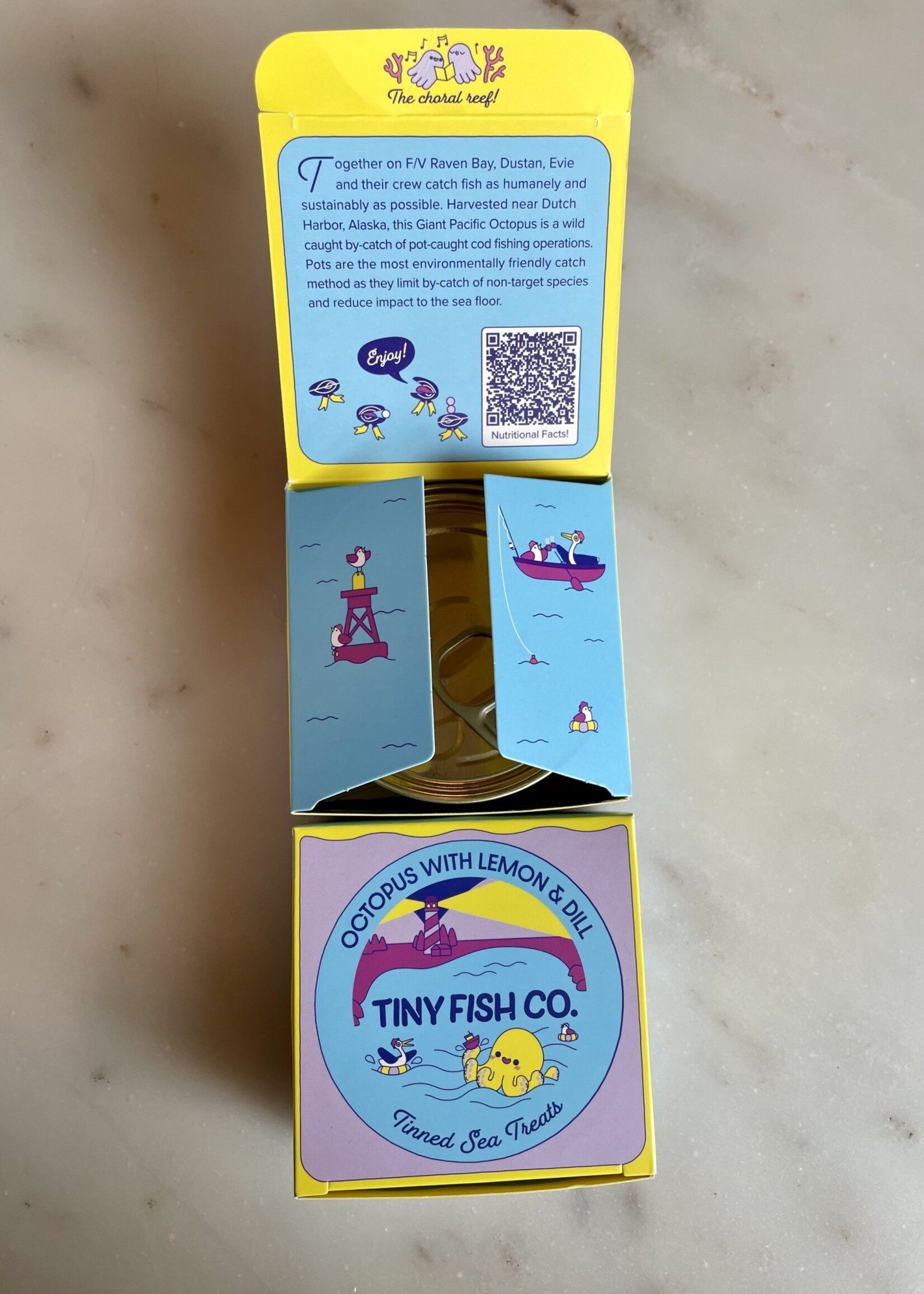 Tiny Fish Co. Octopus with Lemon & Dill 3.5oz (99g)