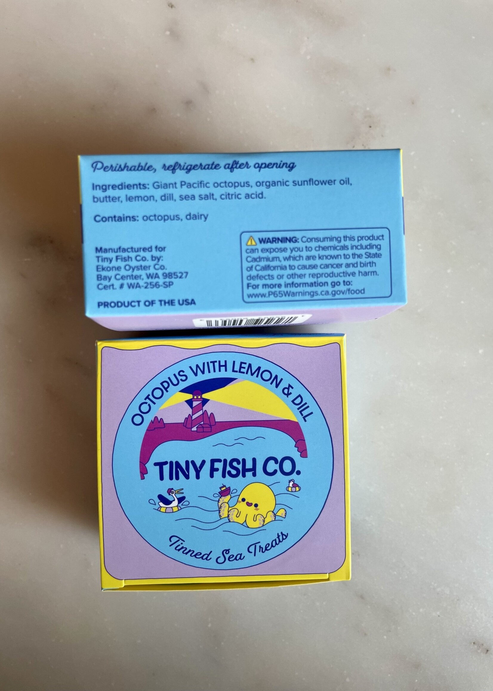 Tiny Fish Co. Octopus with Lemon & Dill 3.5oz (99g)