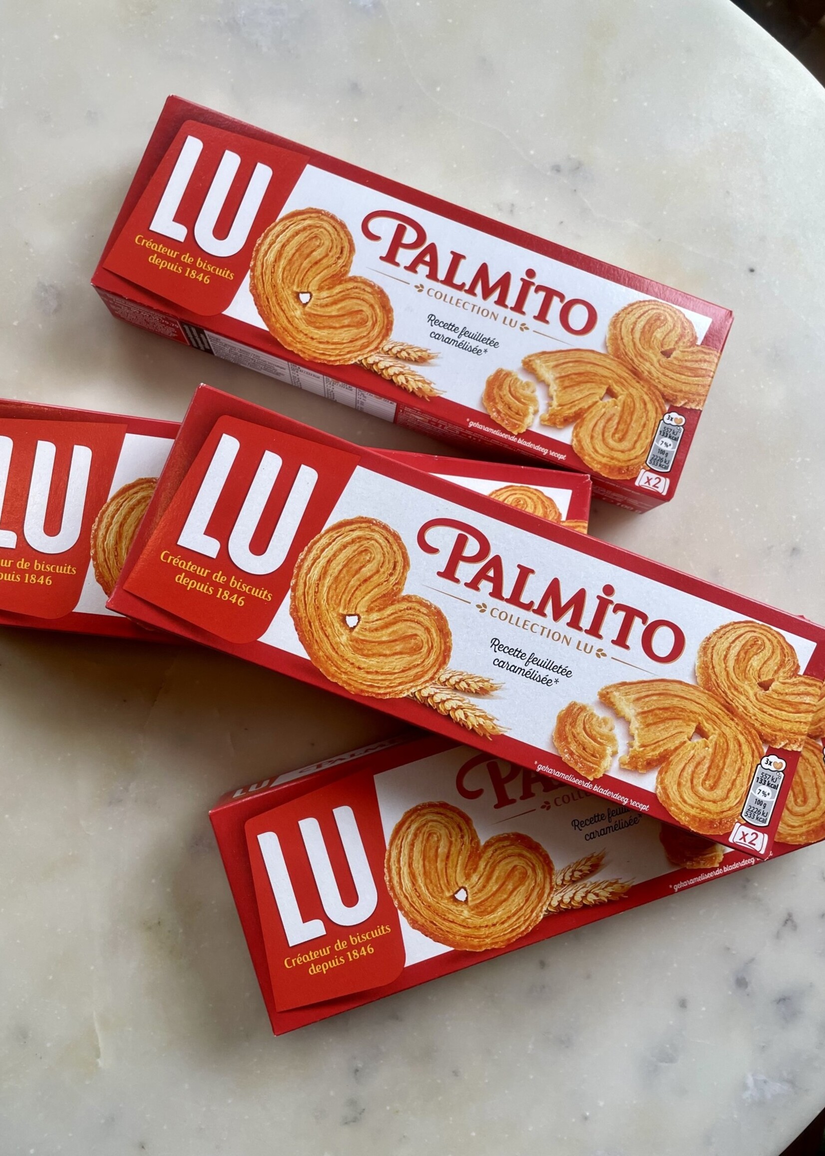 LU French Palmito Palmiers Cookies 3.5oz (100g)