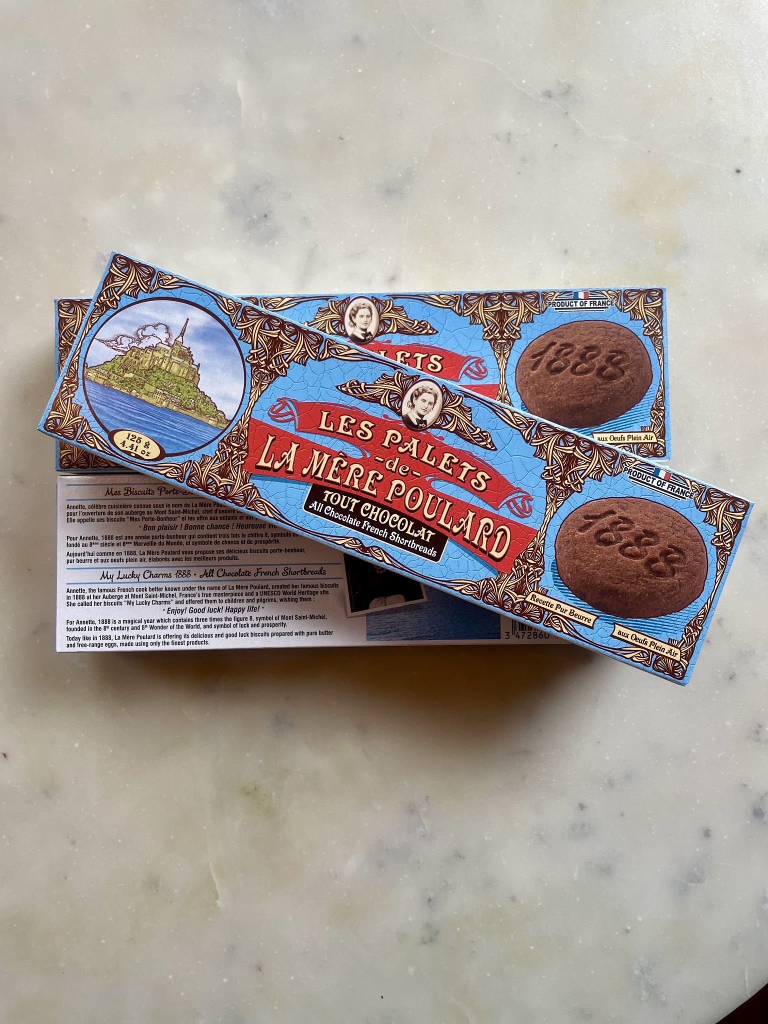 La Mere Poulard Chocolate Cookies 4.41oz (125g) - Nido Wine Shop