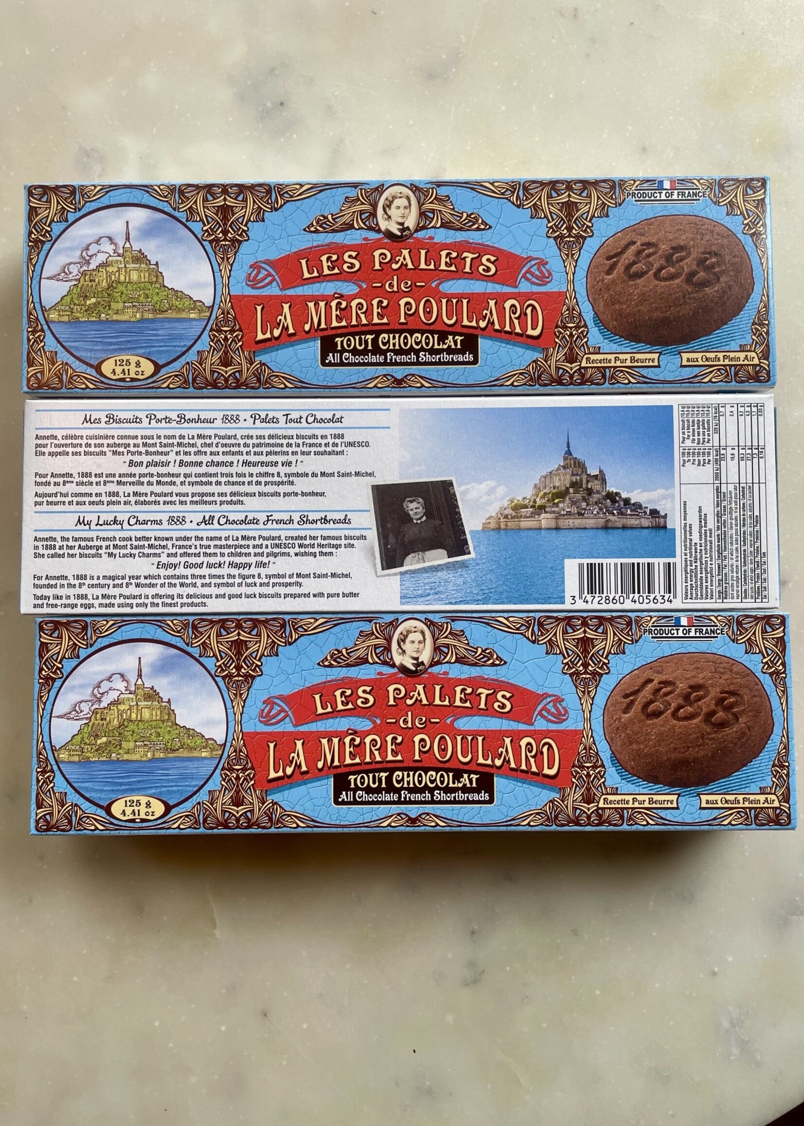 La Mere Poulard Chocolate Cookies 4.41oz (125g)