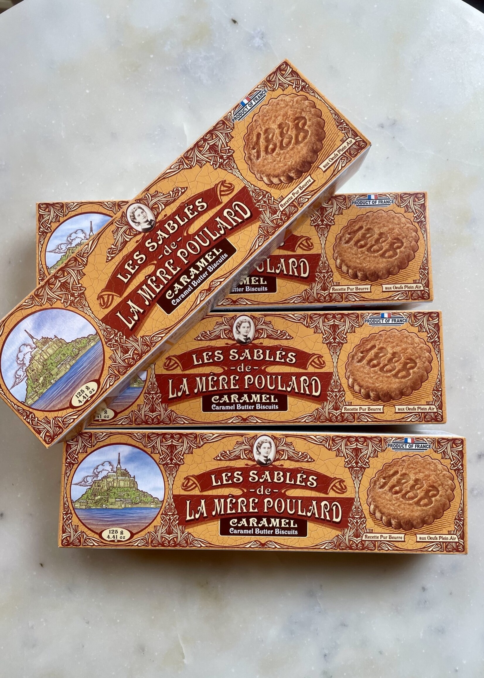La Mere Poulard Caramel Sable Cookies 4.41oz (125g)