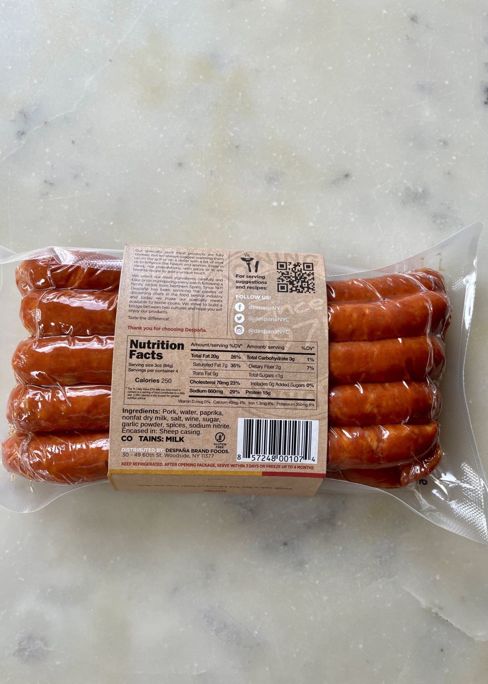 Despaña Chistorra 12oz (340g)