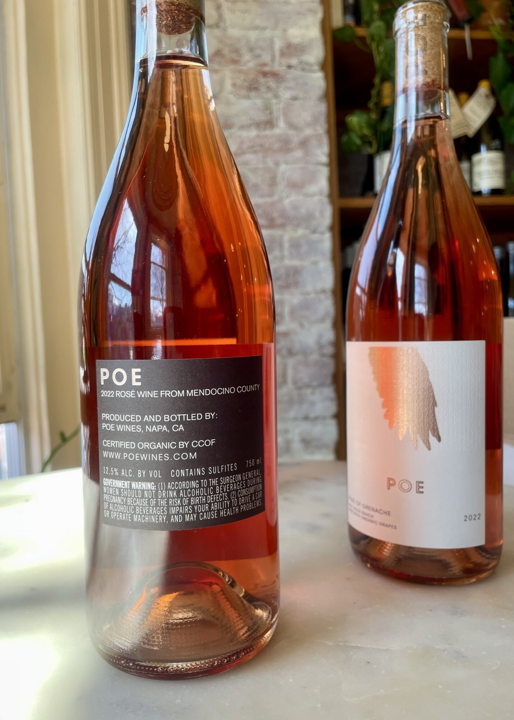 Poe Wines Rosé, Napa, California 2022