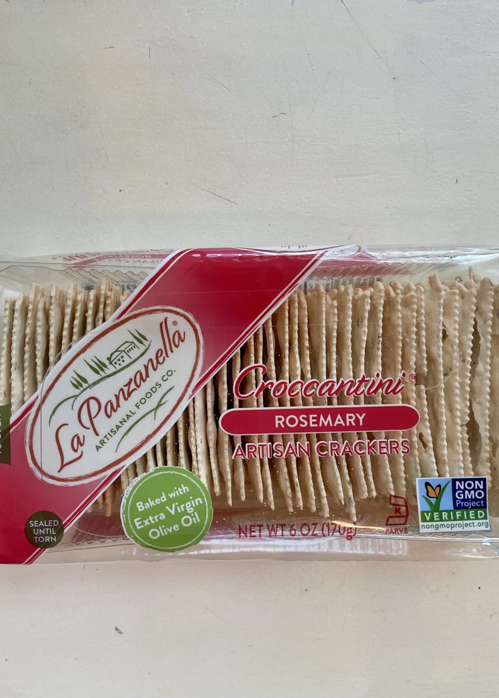 La Panzanella, Croccantini Rosemary Artisan Crackers 6oz (170g)