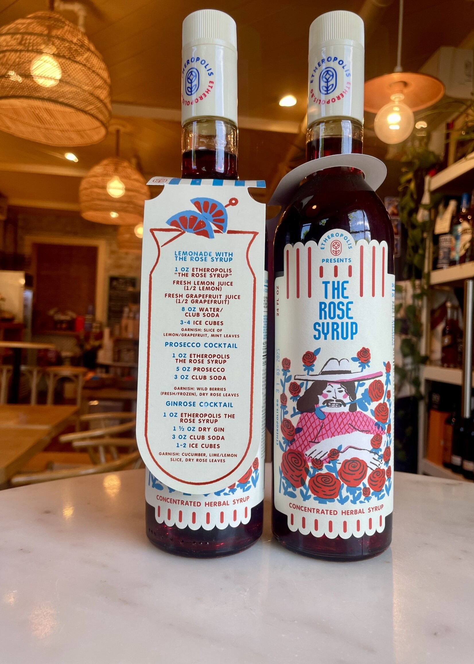 Etheropolis Herbal Rose Damascene Syrup