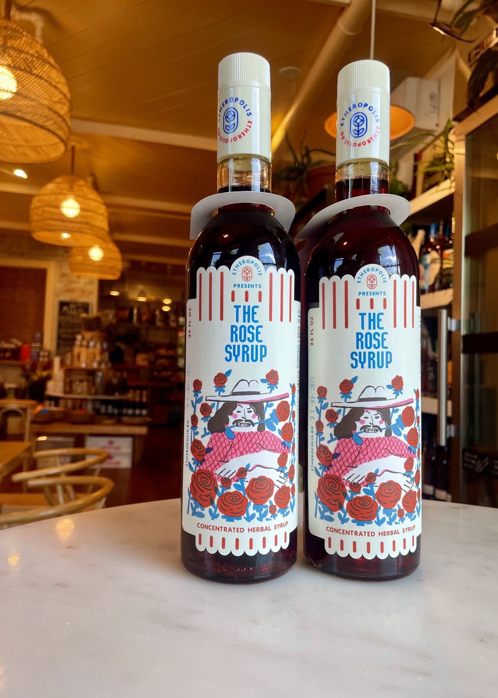 Etheropolis Herbal Rose Damascene Syrup