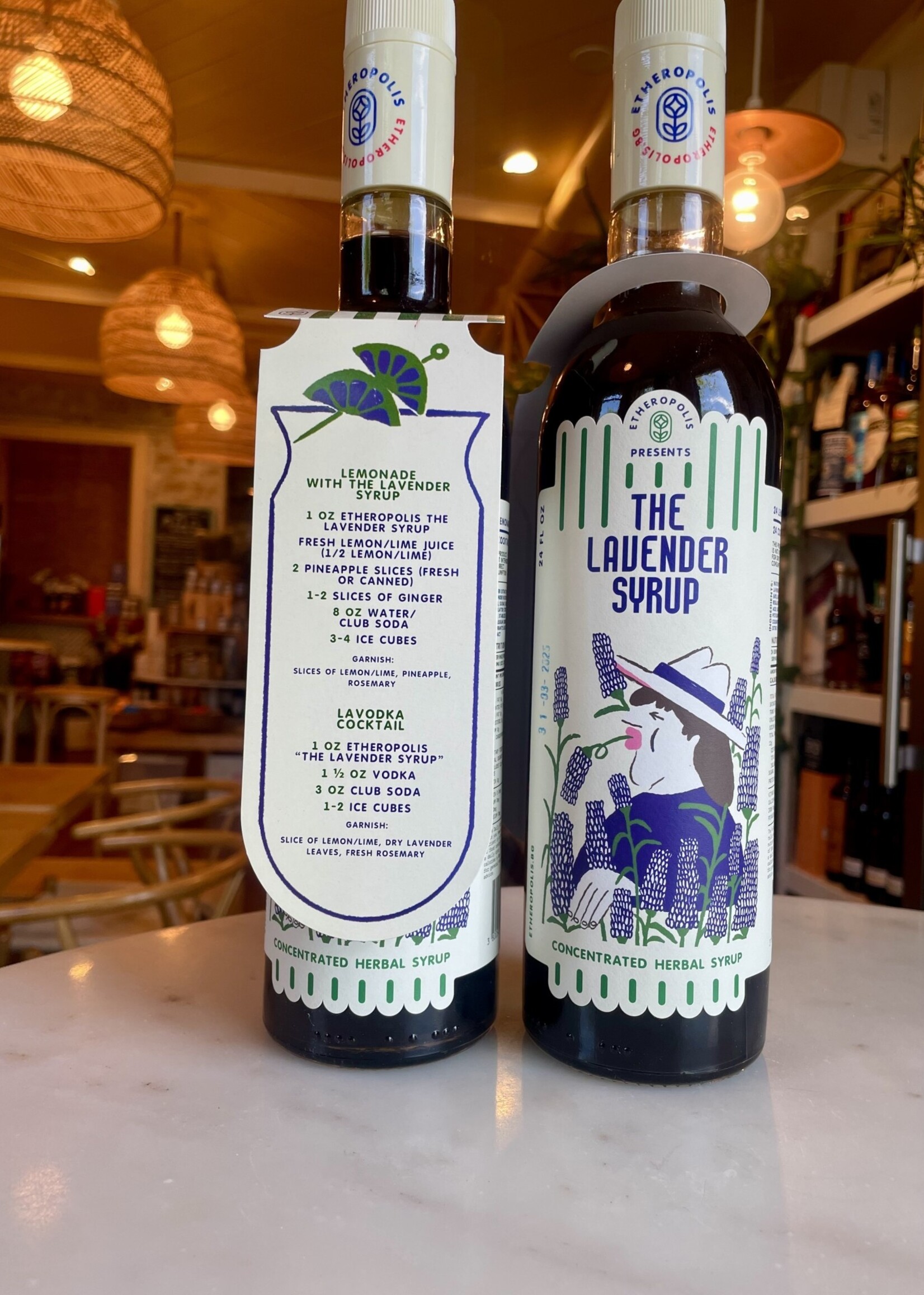 Etheropolis Herbal Lavander Syrup