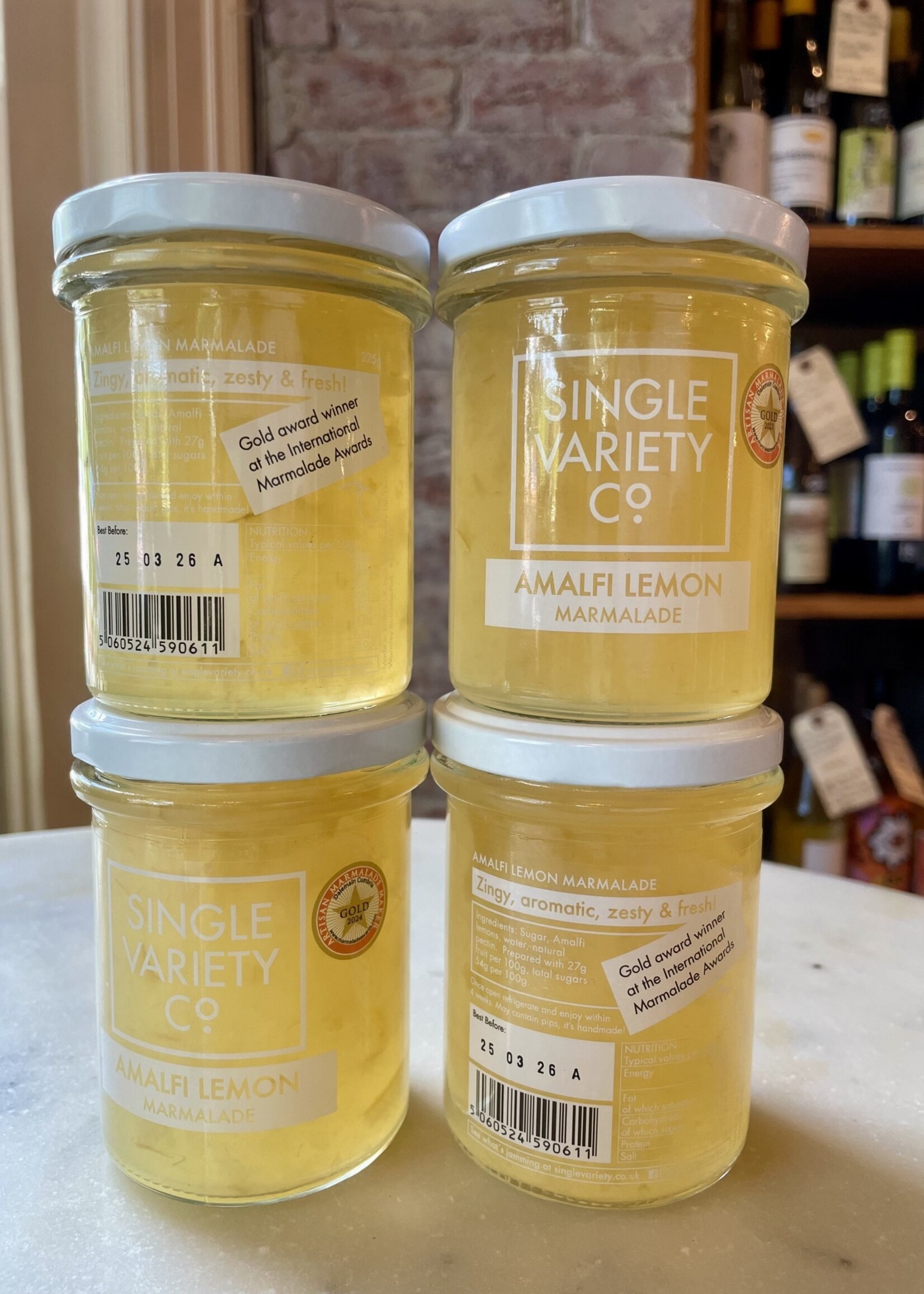 Single Variety Co. Amalfi Lemon Marmalade 225g