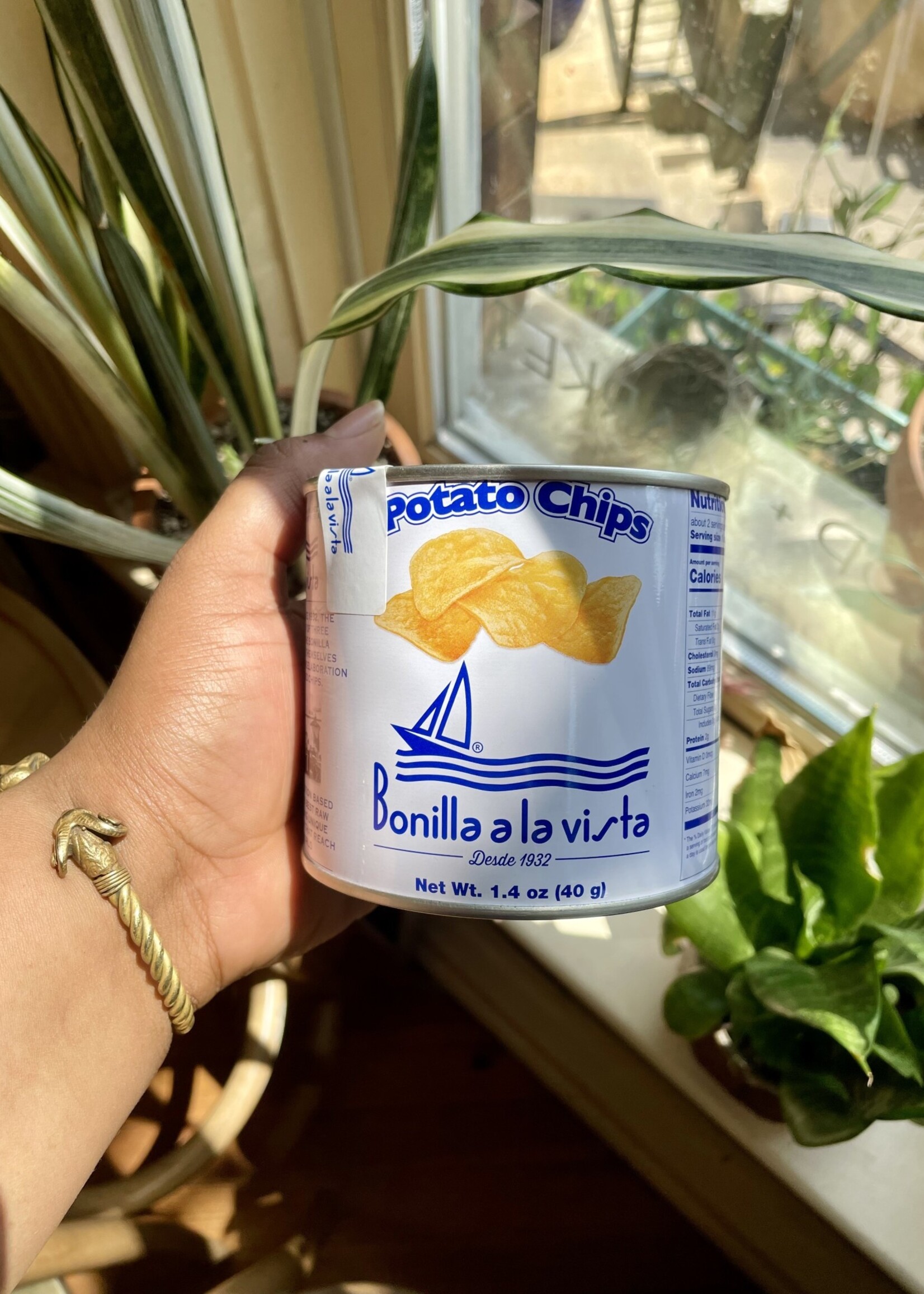 Bonilla a La Vista Potato Chips Tin 40g