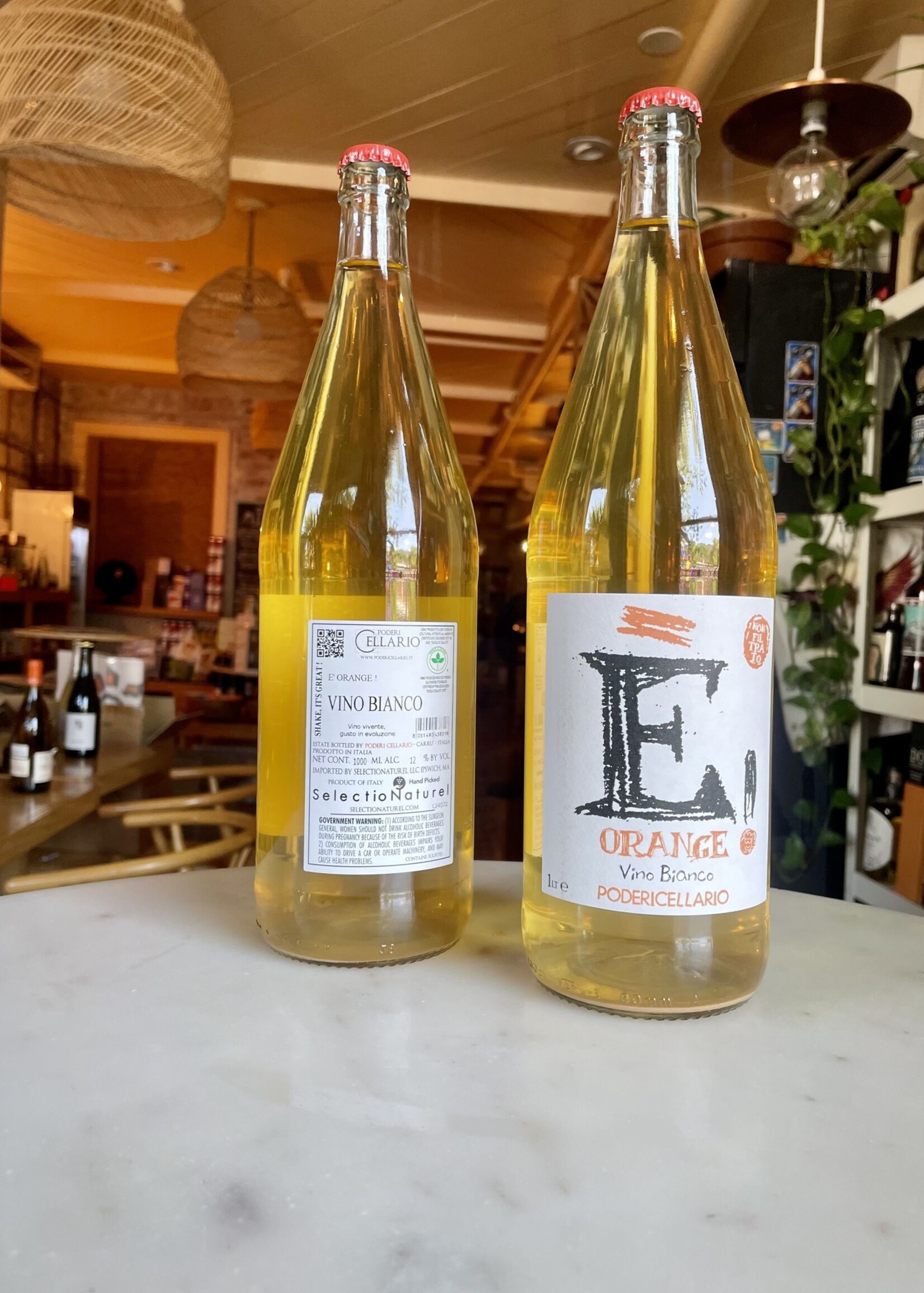 Poderi Cellario “E” Orange, Langhe, Piedmont, Italy 1L