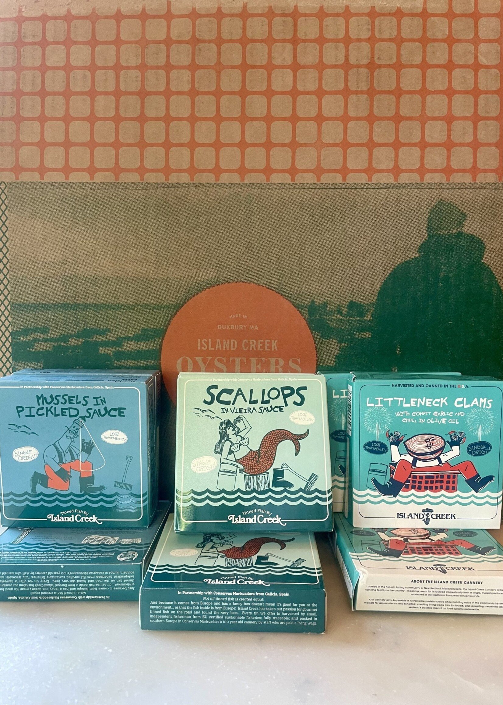 Island Creek, Mussels In Pickled Sauce 3.9oz