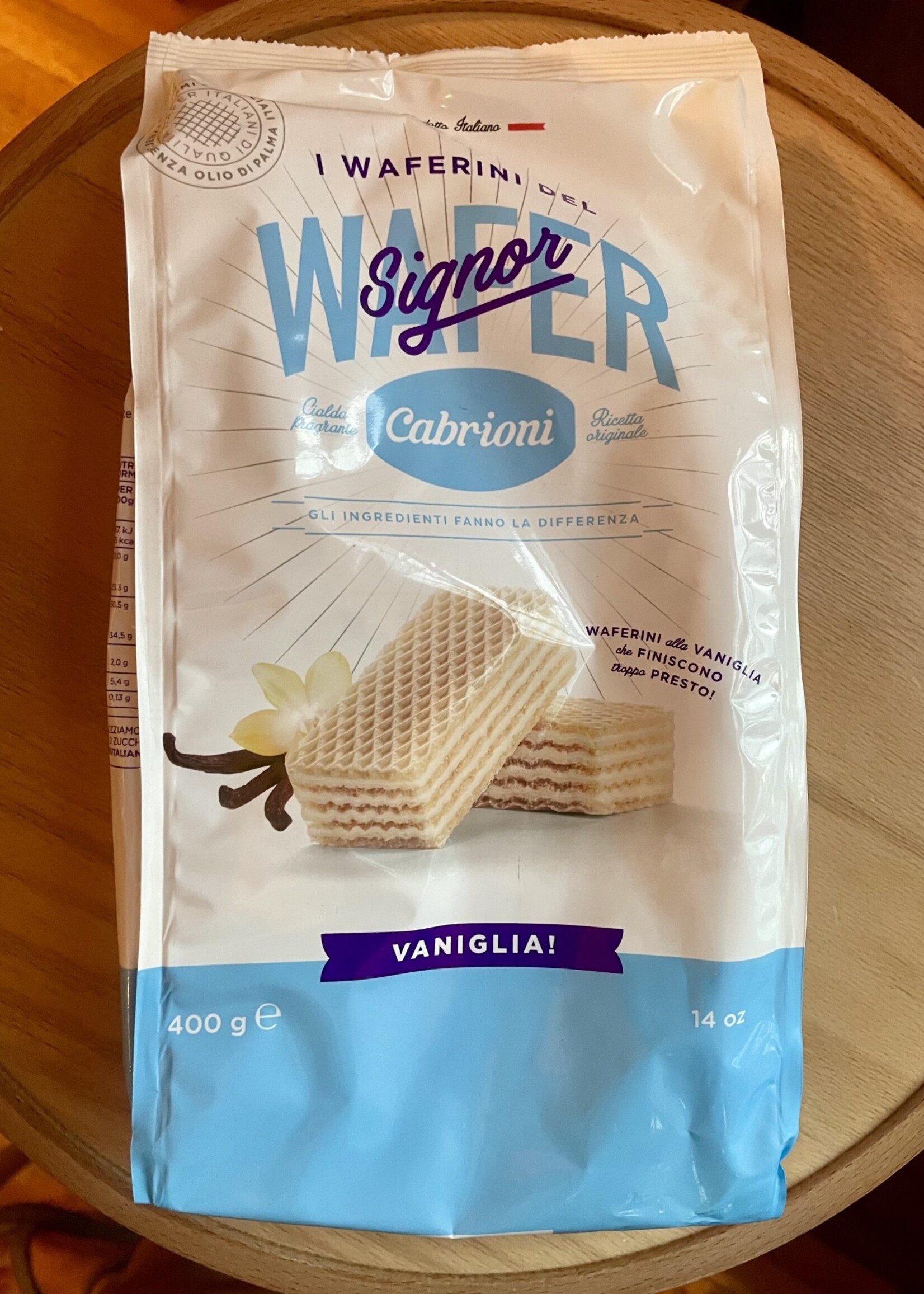 Cabrioni Vanilla Wafers 14oz (400g)