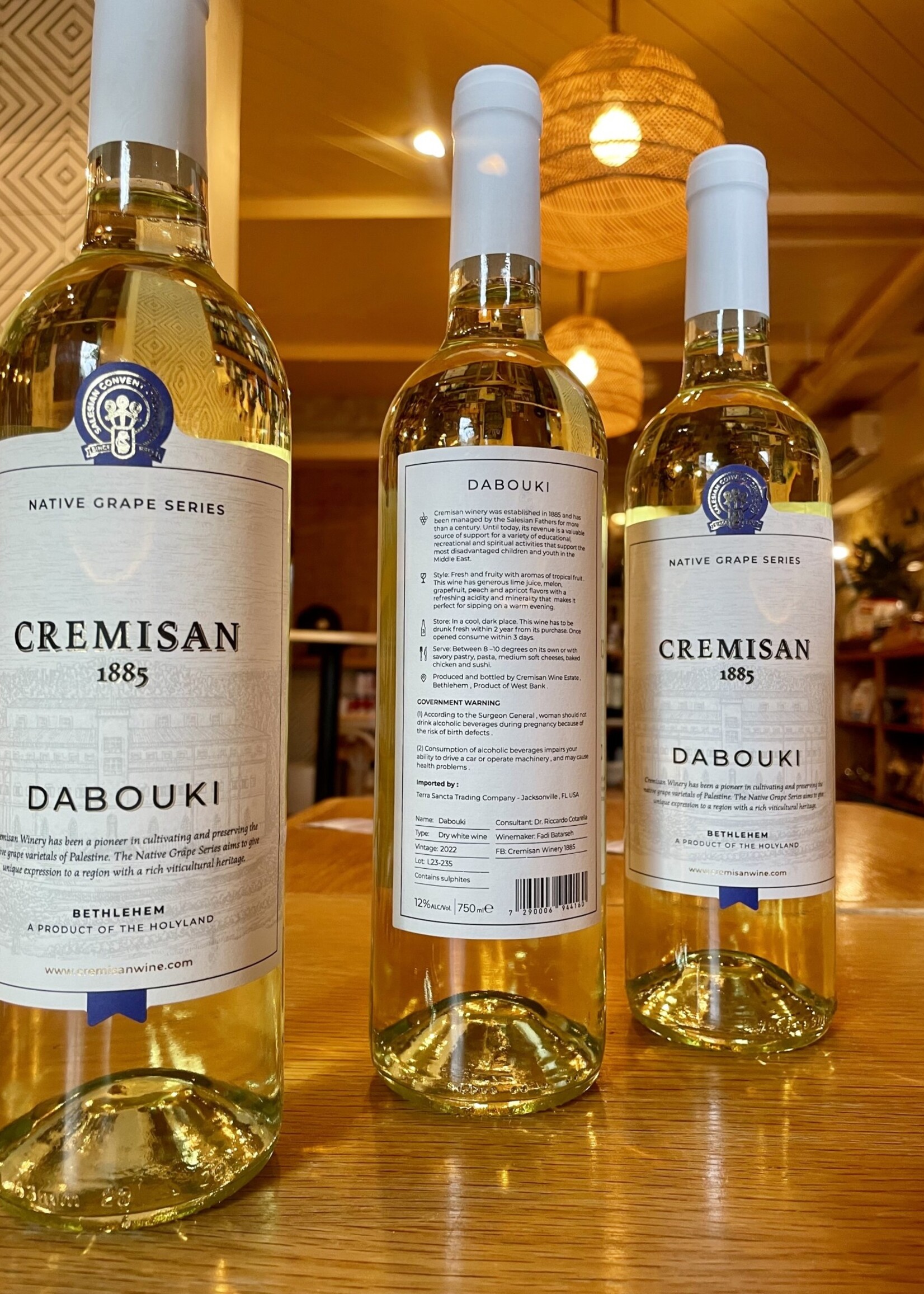 Cremisan Winery, Dabouki, Bethlehem, West Bank, Palestine 2023