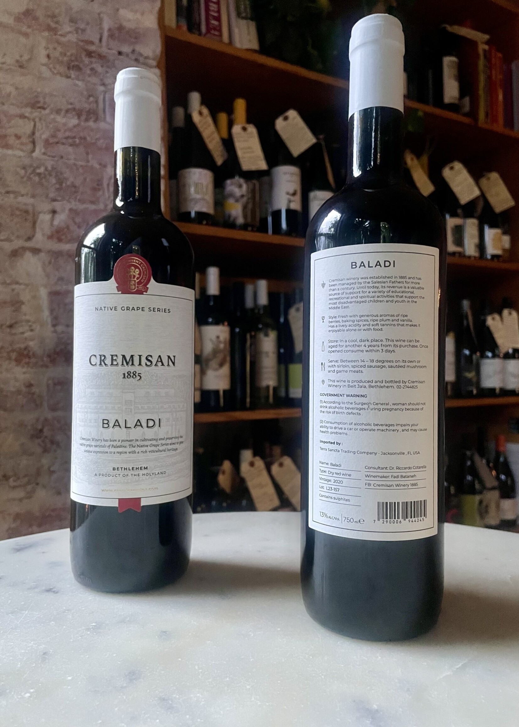 Cremisan Winery, Baladi, Cremisan Valley, Bethlehem, Palestine 2024