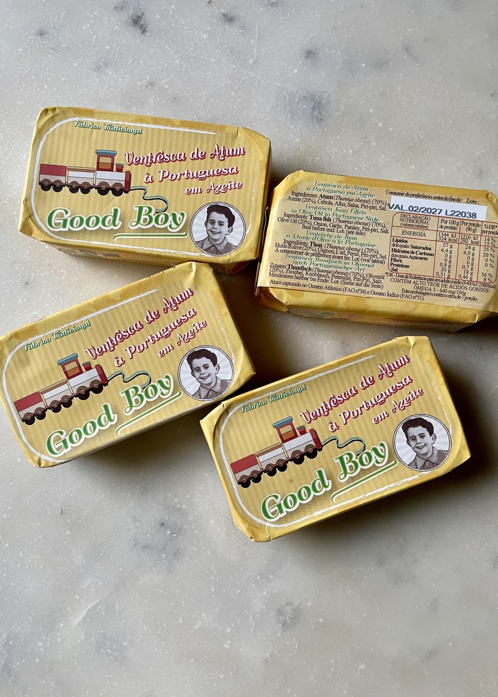Good Boy Ventresca Tuna Fillets in Olive Oil Portuguese Style 120g