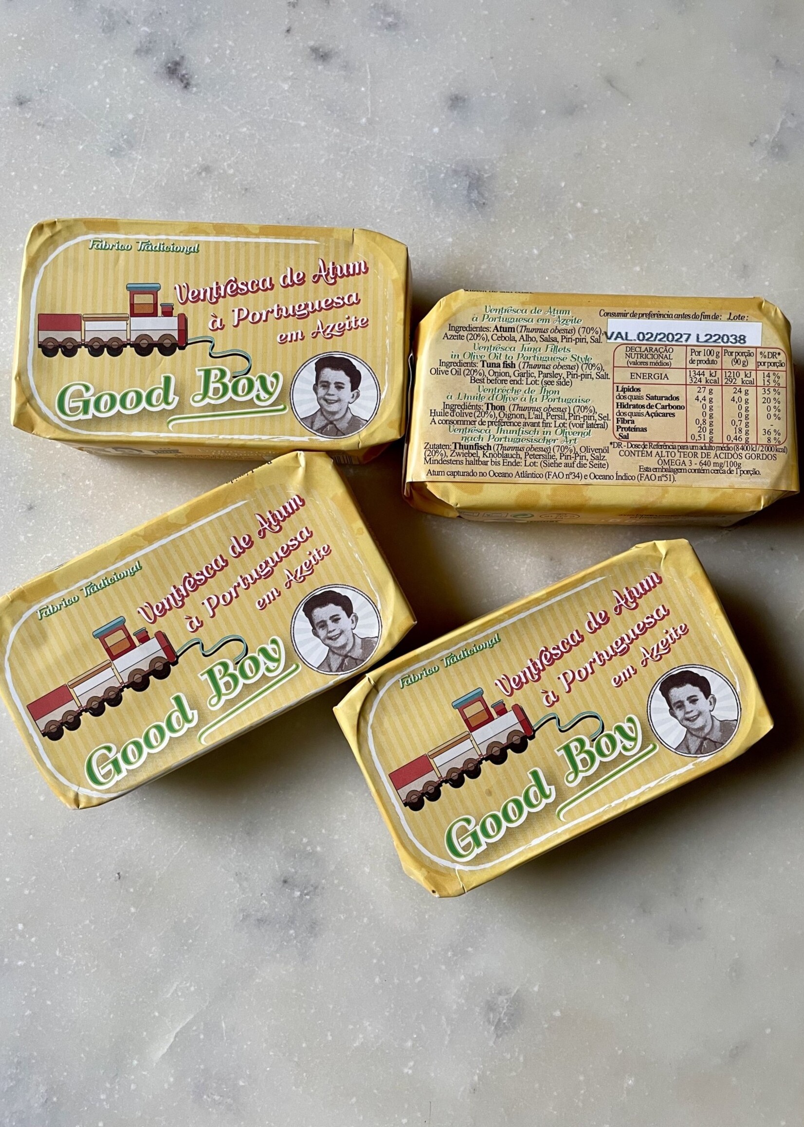 Good Boy Ventresca Tuna Fillets in Olive Oil Portuguese Style 120g