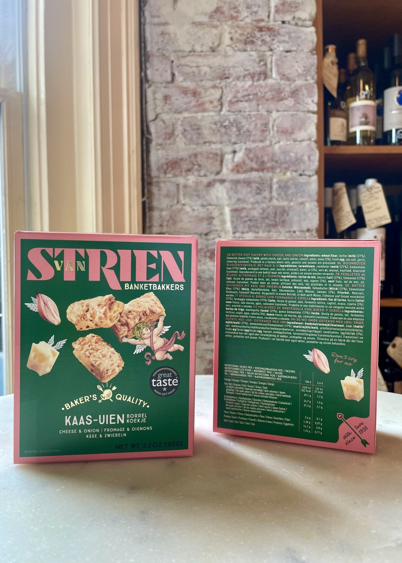 Van Strien All Butter Onion Cheese Bites 4.2oz (120g)