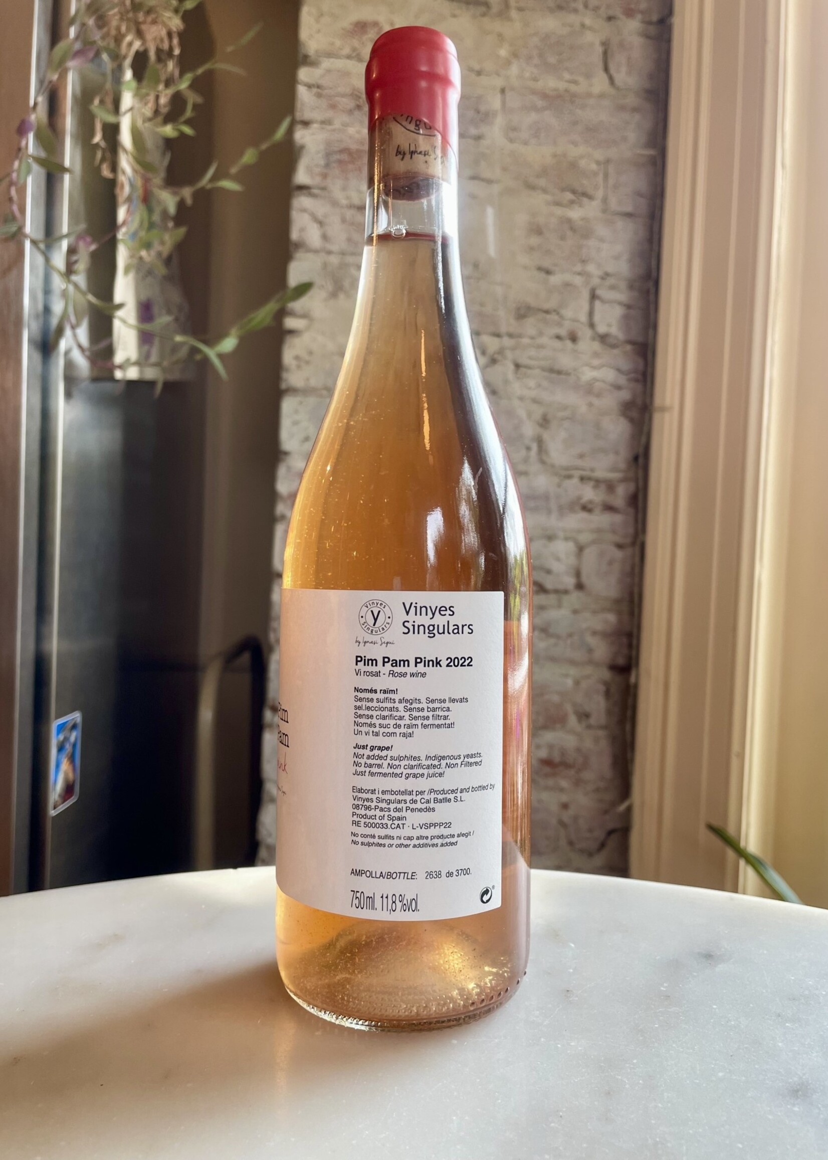 Vinyes Singulars, Pim Pam Pink Rose, Penedès, Spain 2022