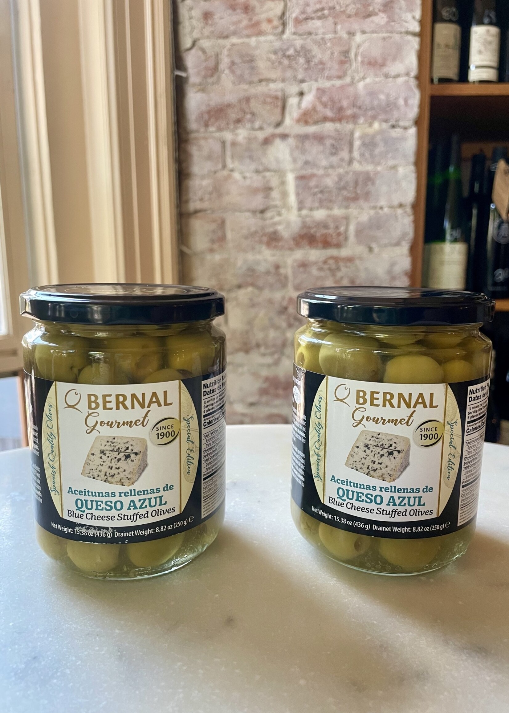 Bernal Gourmet Blue Cheese Stuffed Olives 15.38oz (436g)