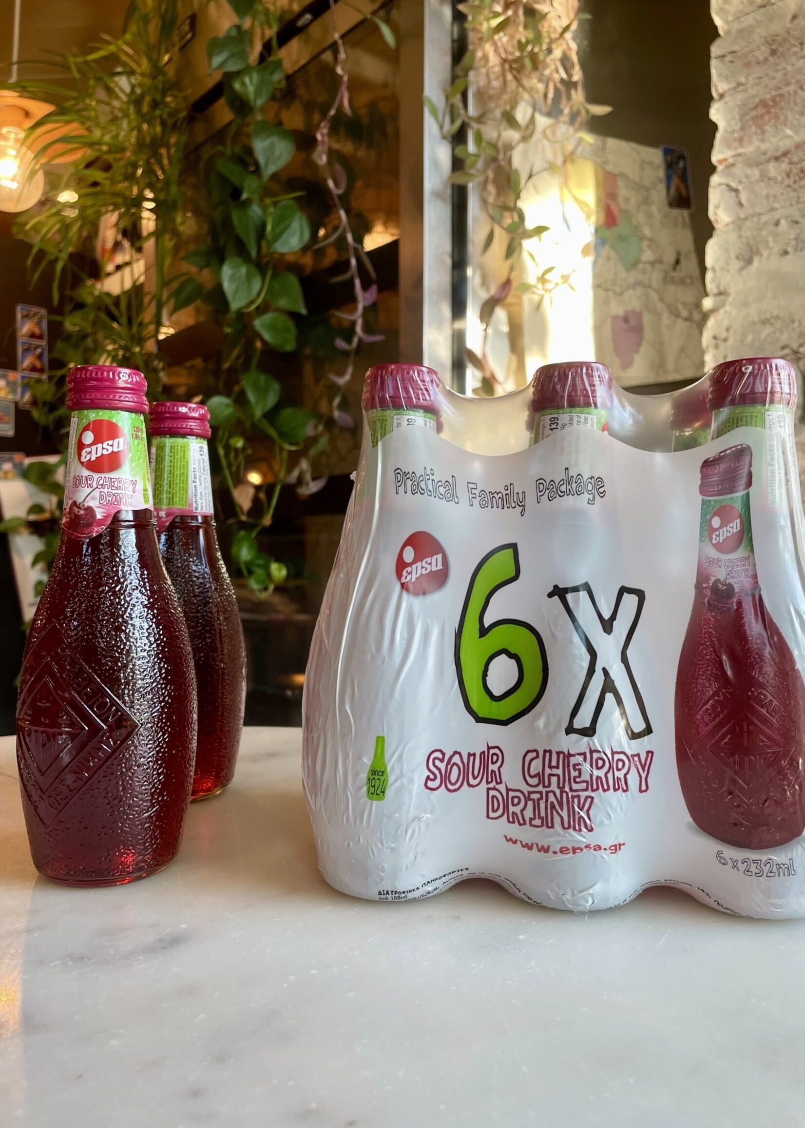 Epsa Sour Cherry Drink, Greece 232ml