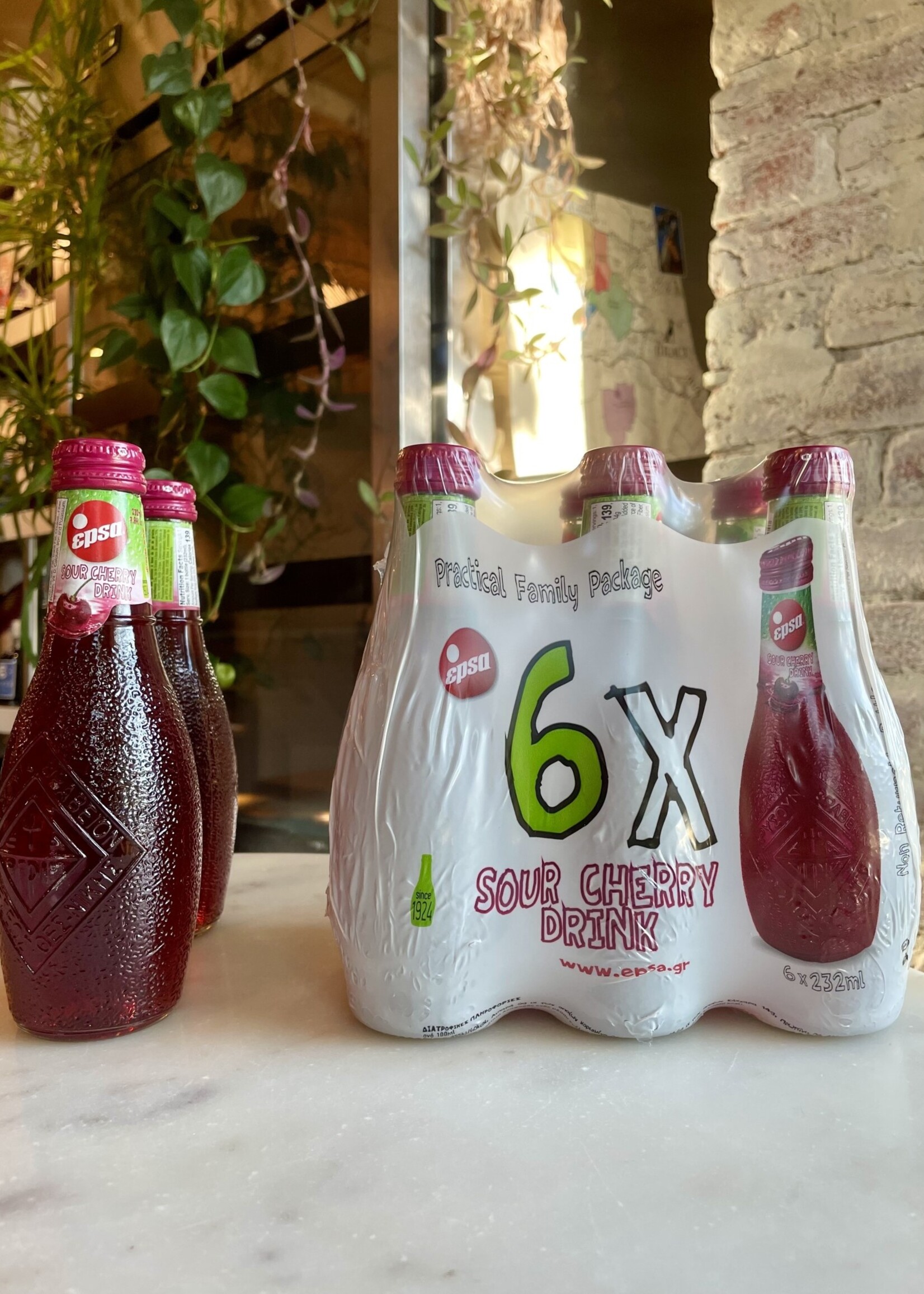 Epsa Sour Cherry Drink, Greece 232ml