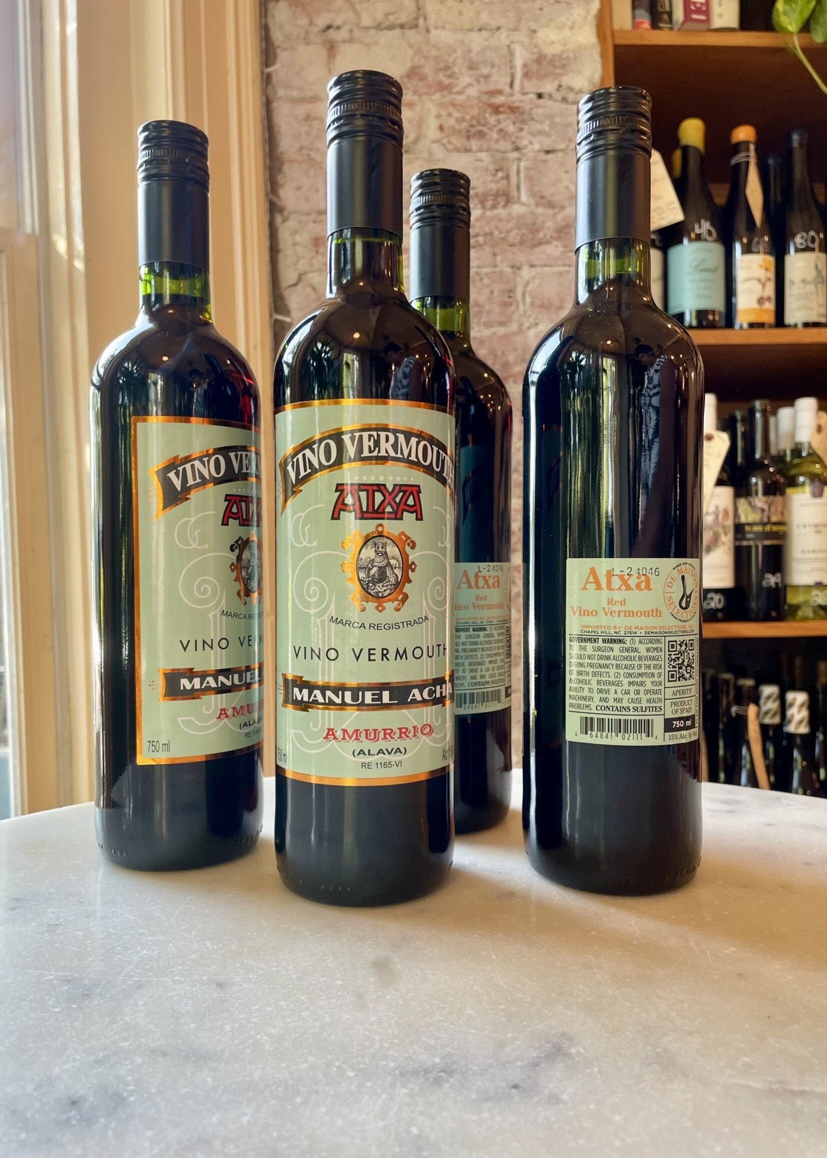 Destilerías Acha, Atxa Rojo Vermouth, Spain 750ml