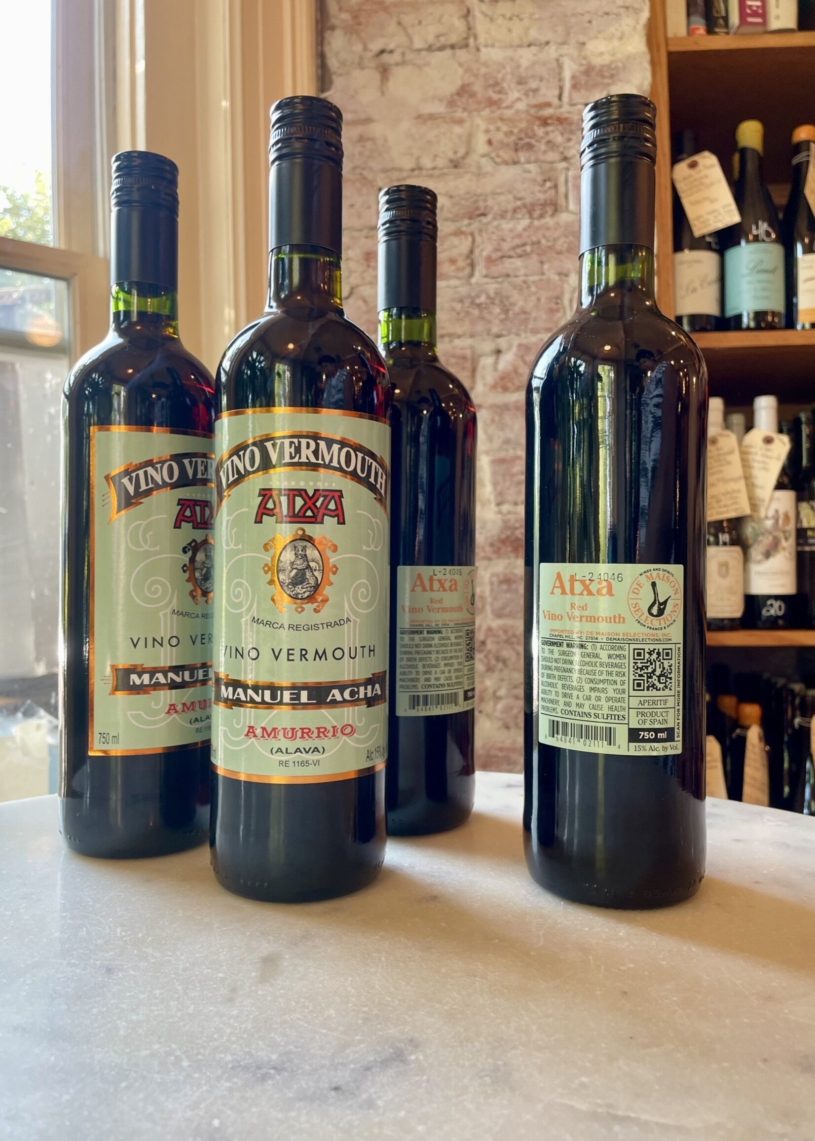 Destilerías Acha, Atxa Rojo Vermouth, Spain 750ml