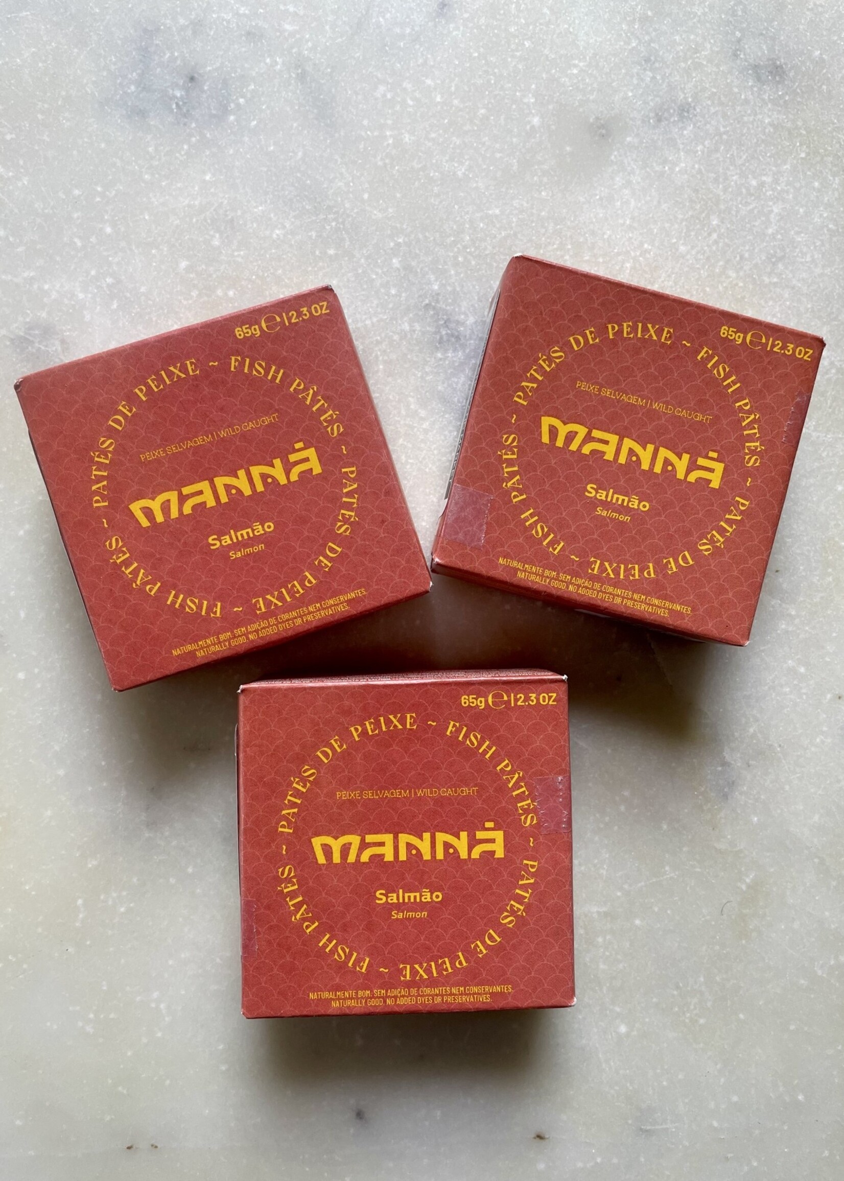 Manná Peixe em Conserva Salmon Pate 2.3oz (65g)