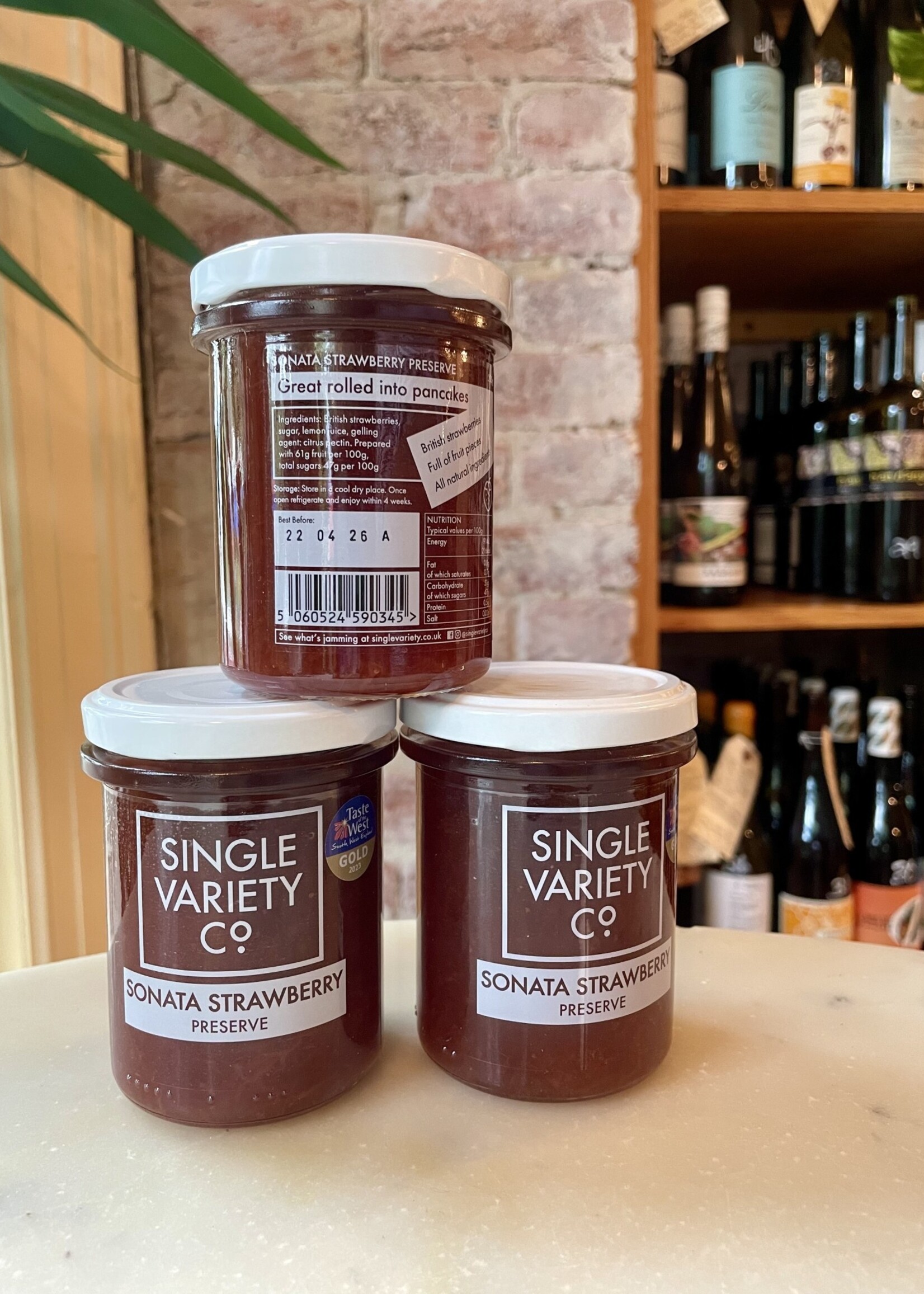 Single Variety Co. Sonata Strawberry Preserve 225g