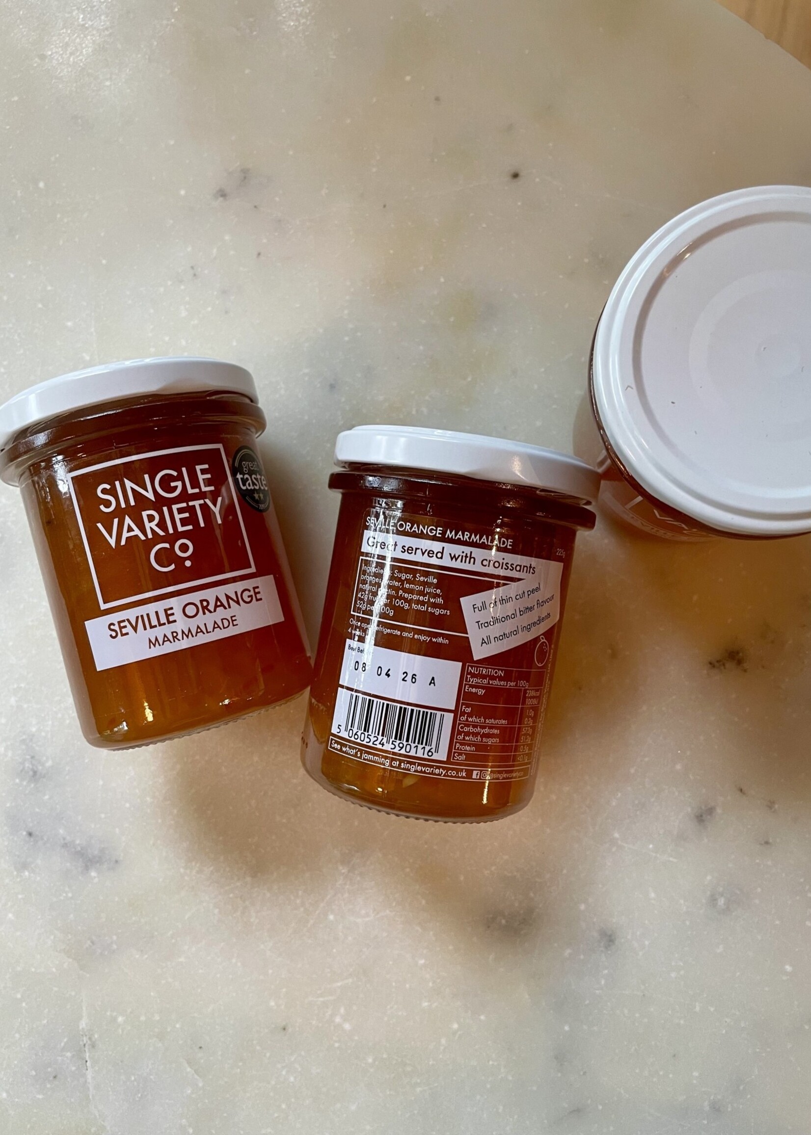 Single Variety Co. Seville Orange Marmalade 225g