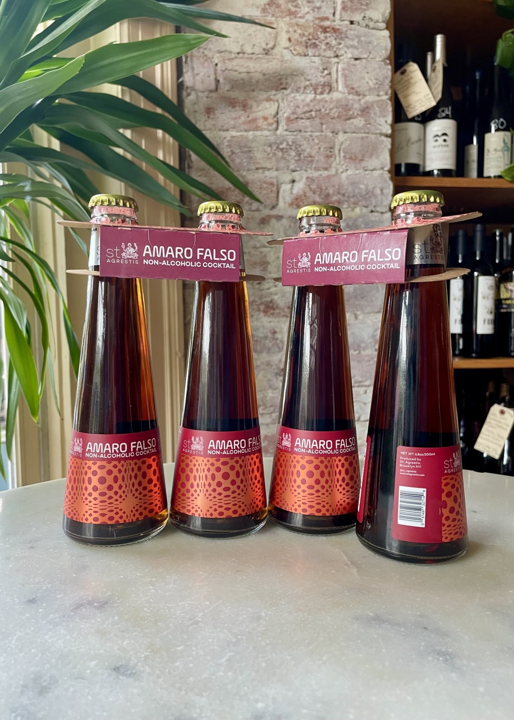 St.Agrestis Amaro Falso Non-Alcoholic Cocktail 2-Pack 6.8fl oz