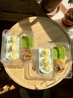 Deviled Eggs w/ Anchovies + Salsa Verde